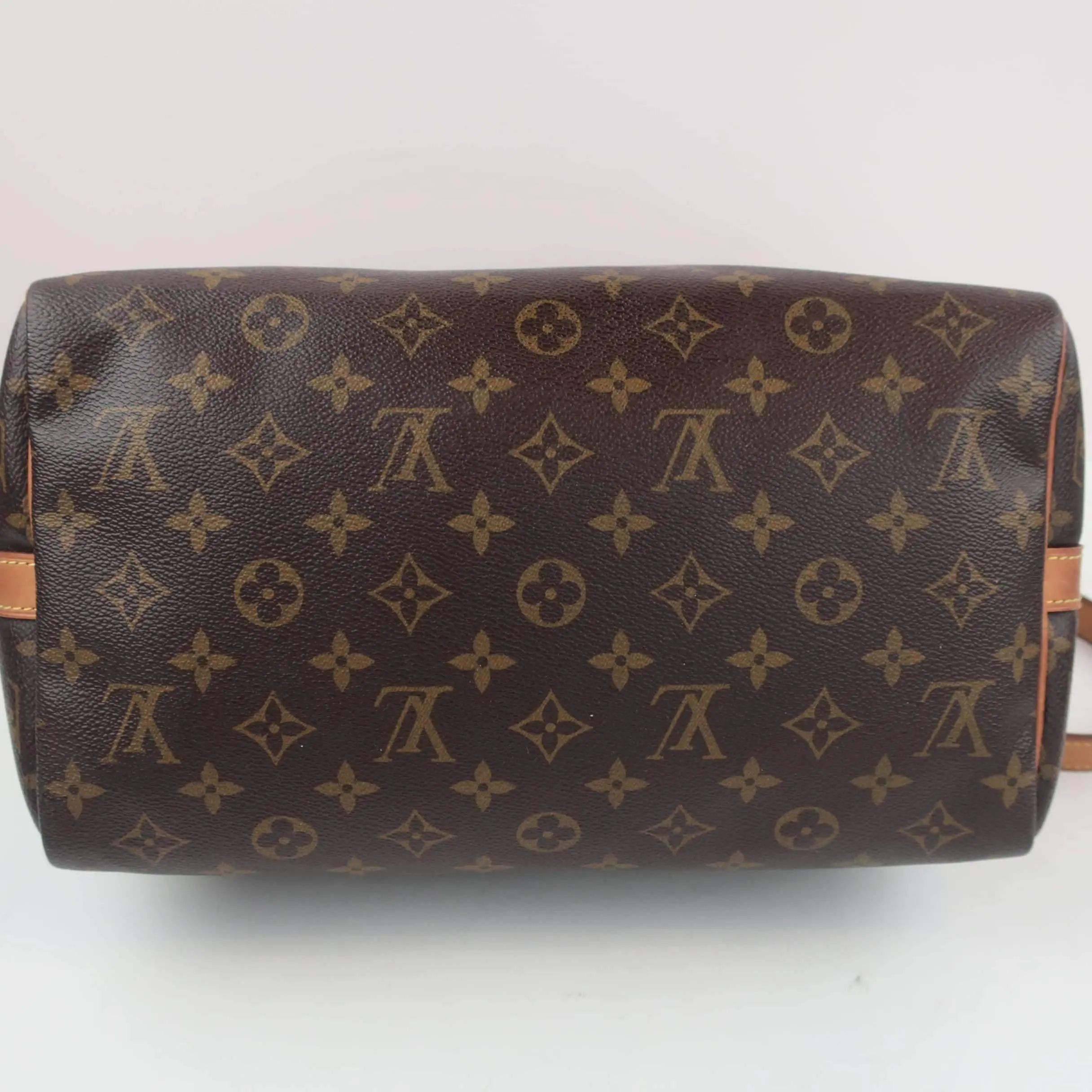 Louis Vuitton Monogram Canvas Speedy 30 Bandouliere Bag (with initials) - Image 7