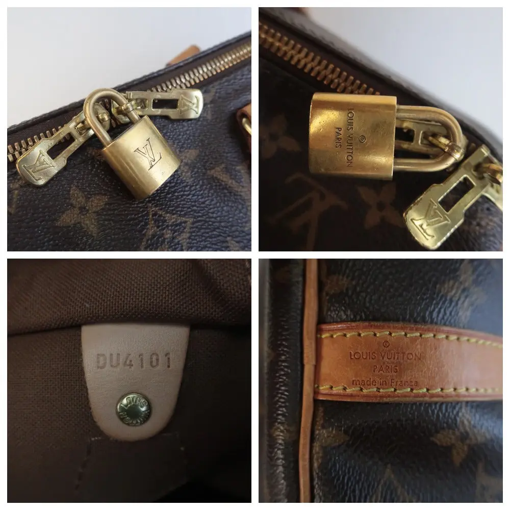 Louis Vuitton Monogram Canvas Speedy 35 Bandouliere Crossbody Bag - Image 16