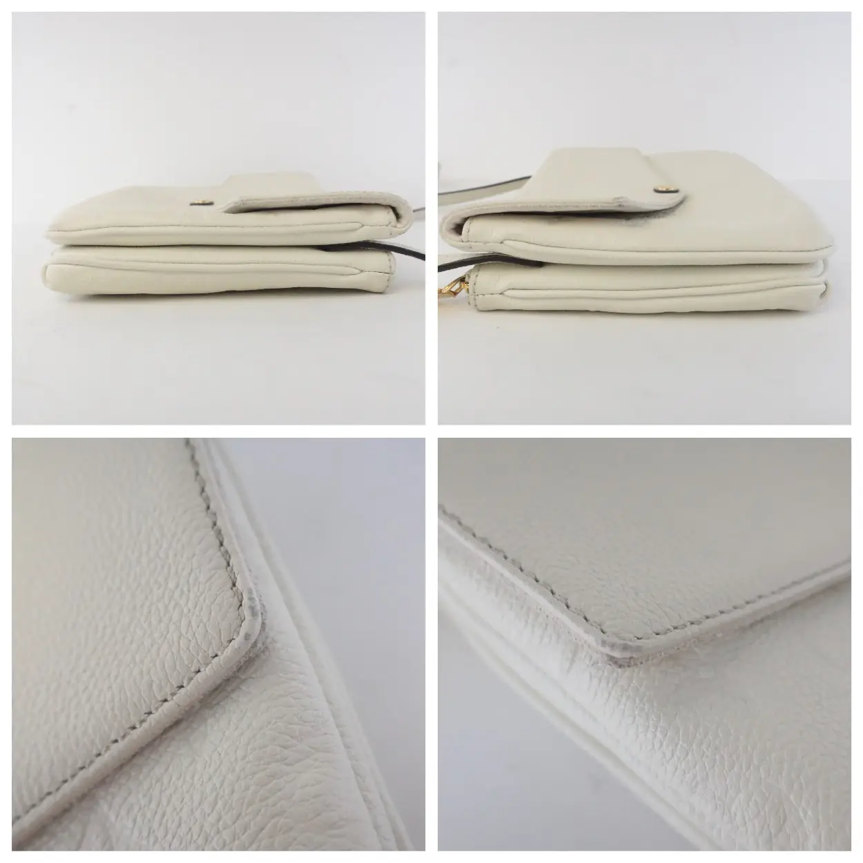 Louis Vuitton Monogram Empreinte Leather Neige Twice/Twinset Crossbody Bag - Image 11