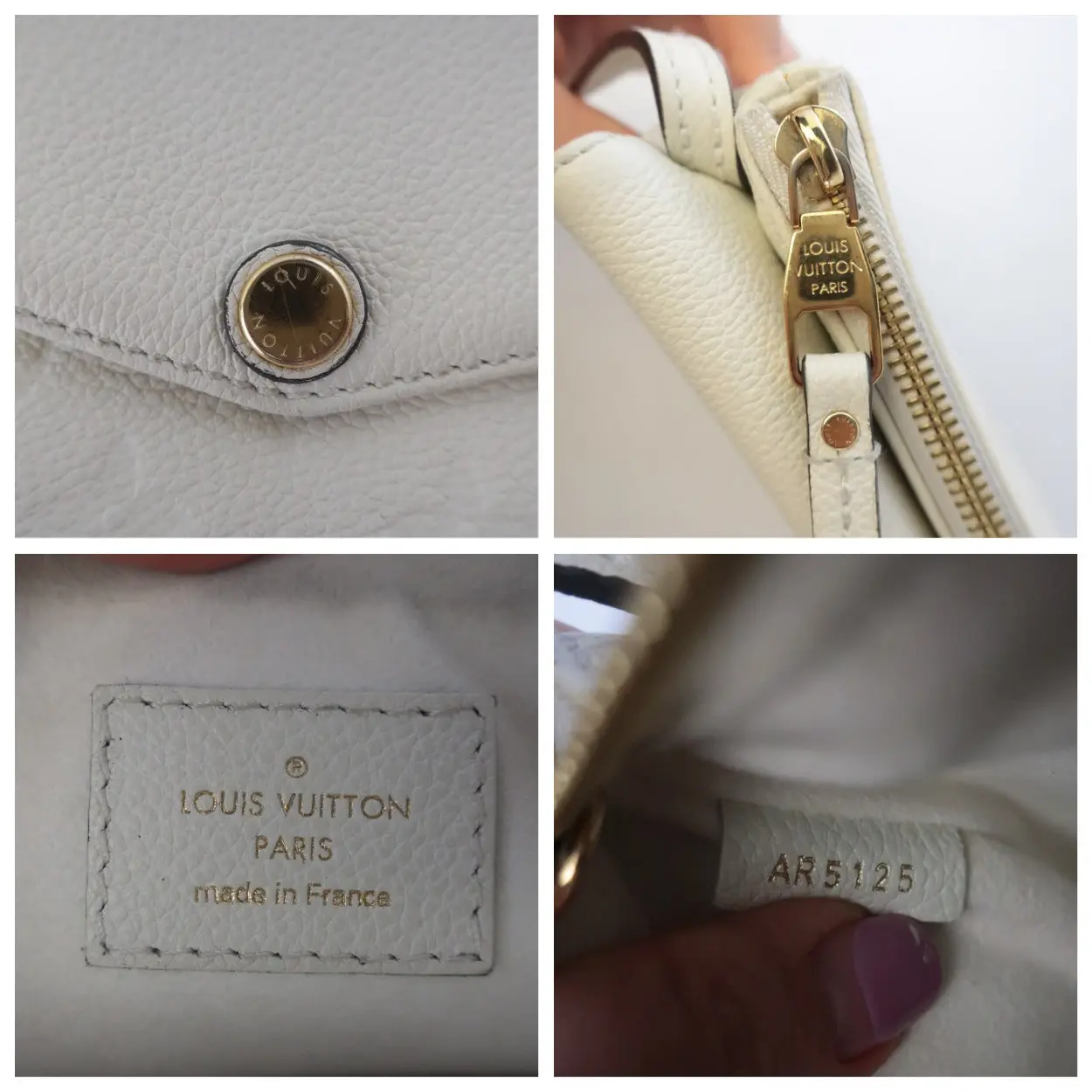 Louis Vuitton Monogram Empreinte Leather Neige Twice/Twinset Crossbody Bag - Image 18