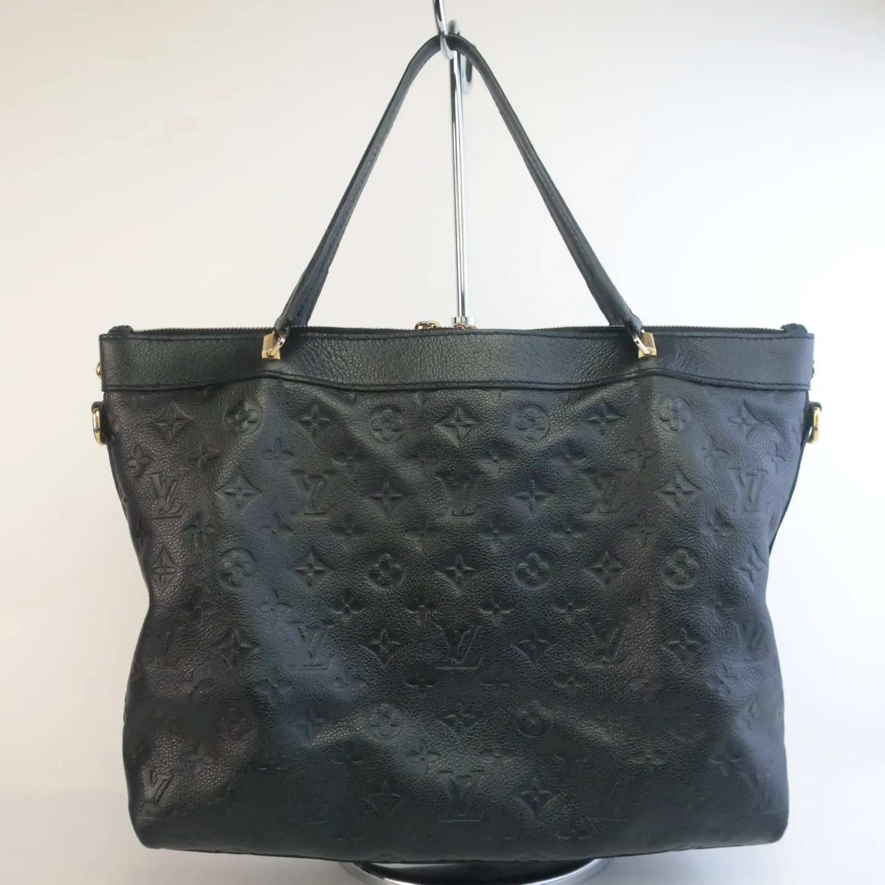 Louis Vuitton Monogram Empreinte Leather Noir Bastille MM Bag - Image 3