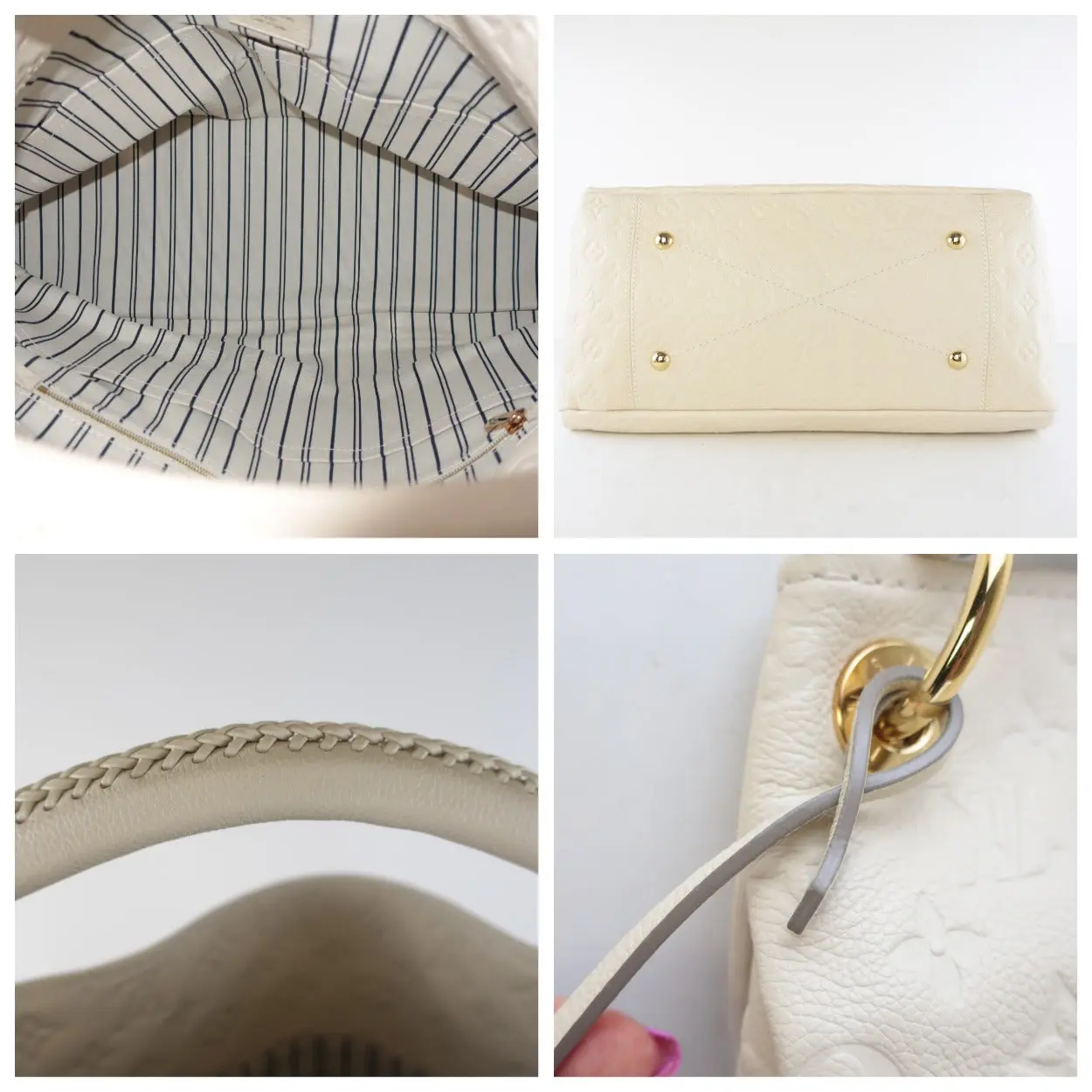 Louis Vuitton Monogram Empreinte Neige Artsy MM Bag - Image 12