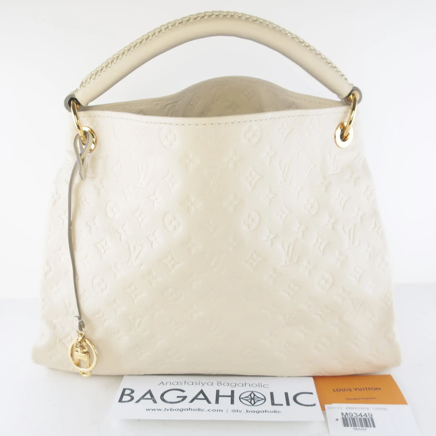 Louis Vuitton Monogram Empreinte Neige Artsy MM Bag - Image 4