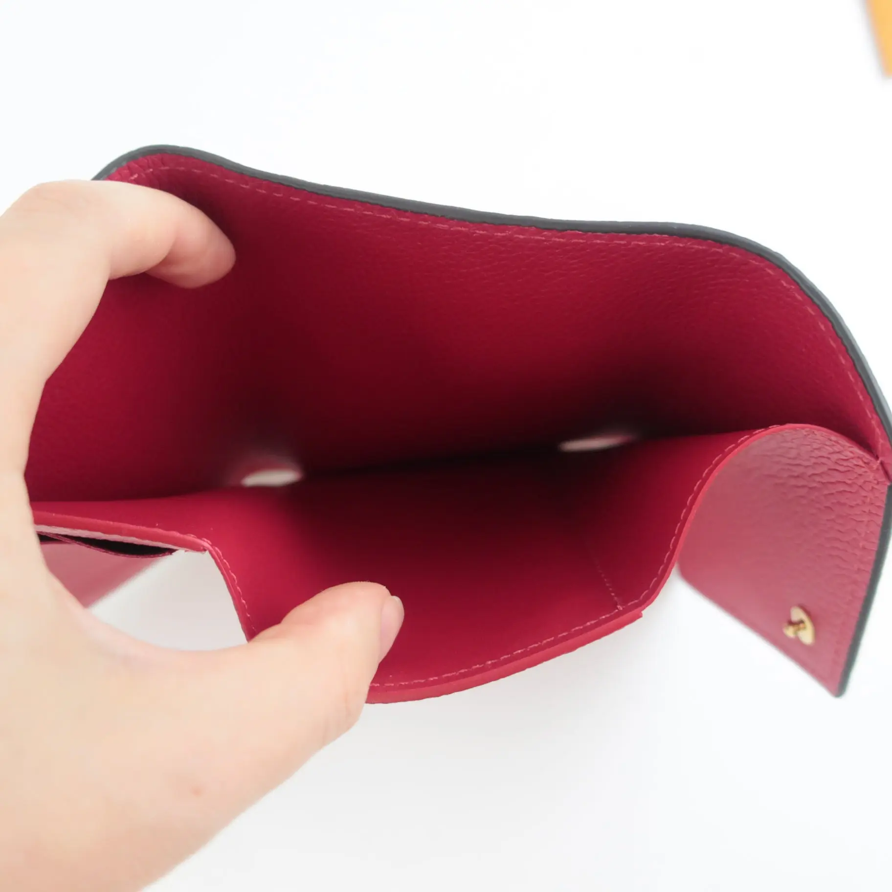 Louis Vuitton Monogram Empreinte Scarlet Victorine Wallet - Image 5