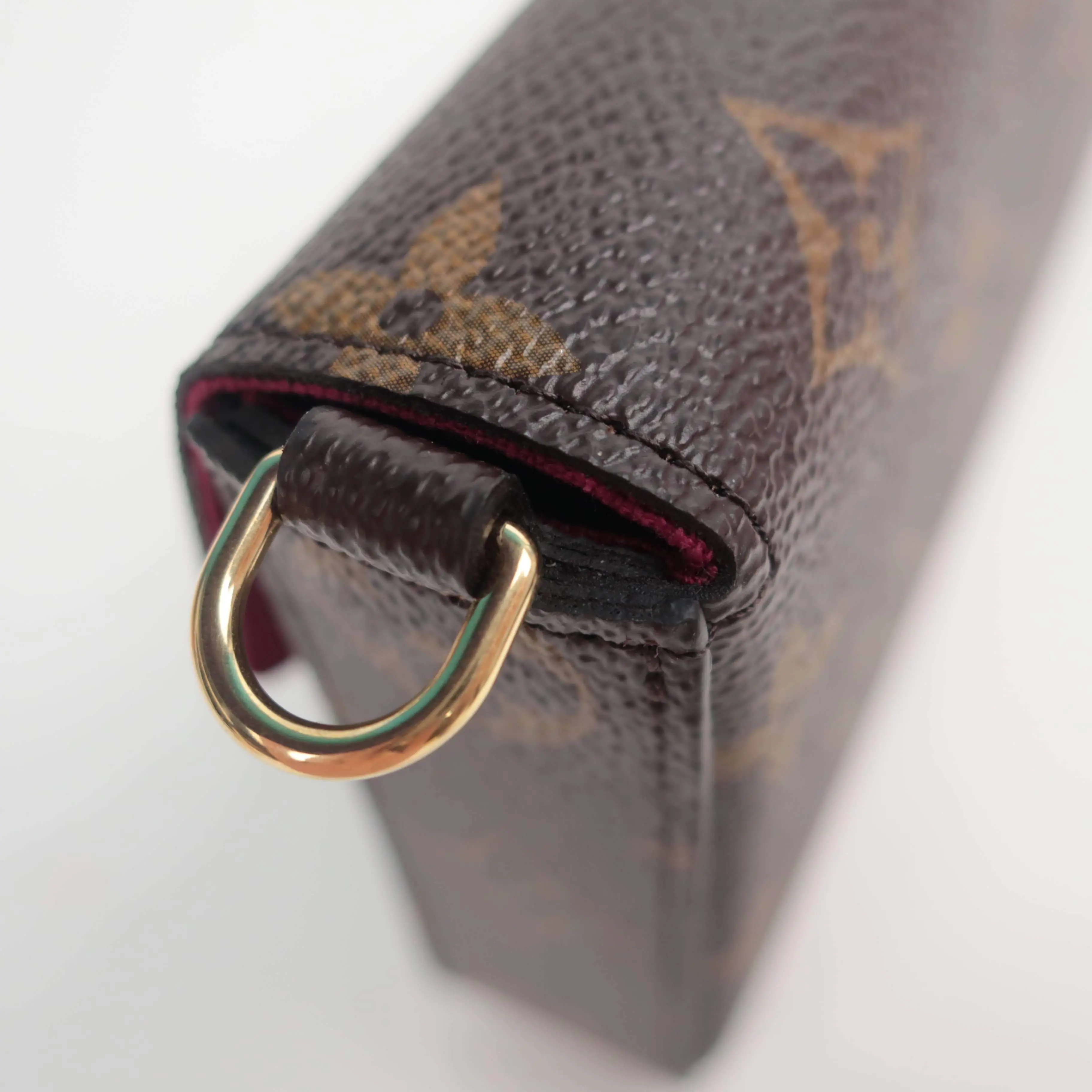 Louis Vuitton Monogram Felicie bag with Fuchsia Inserts - Image 22