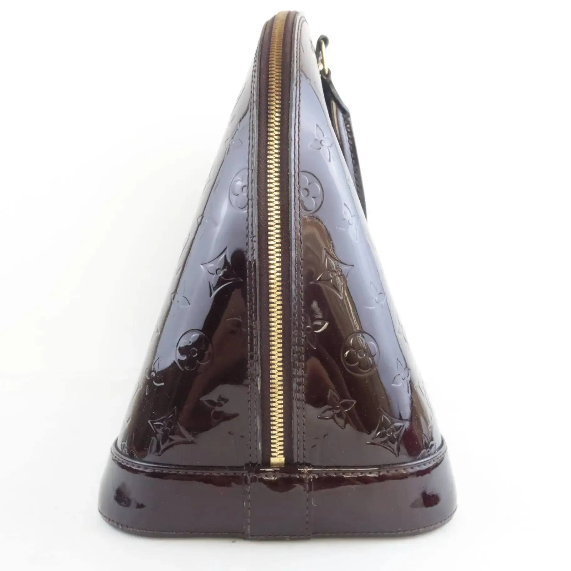 Louis Vuitton Monogram Vernis Alma MM Amarante Bag - Image 7