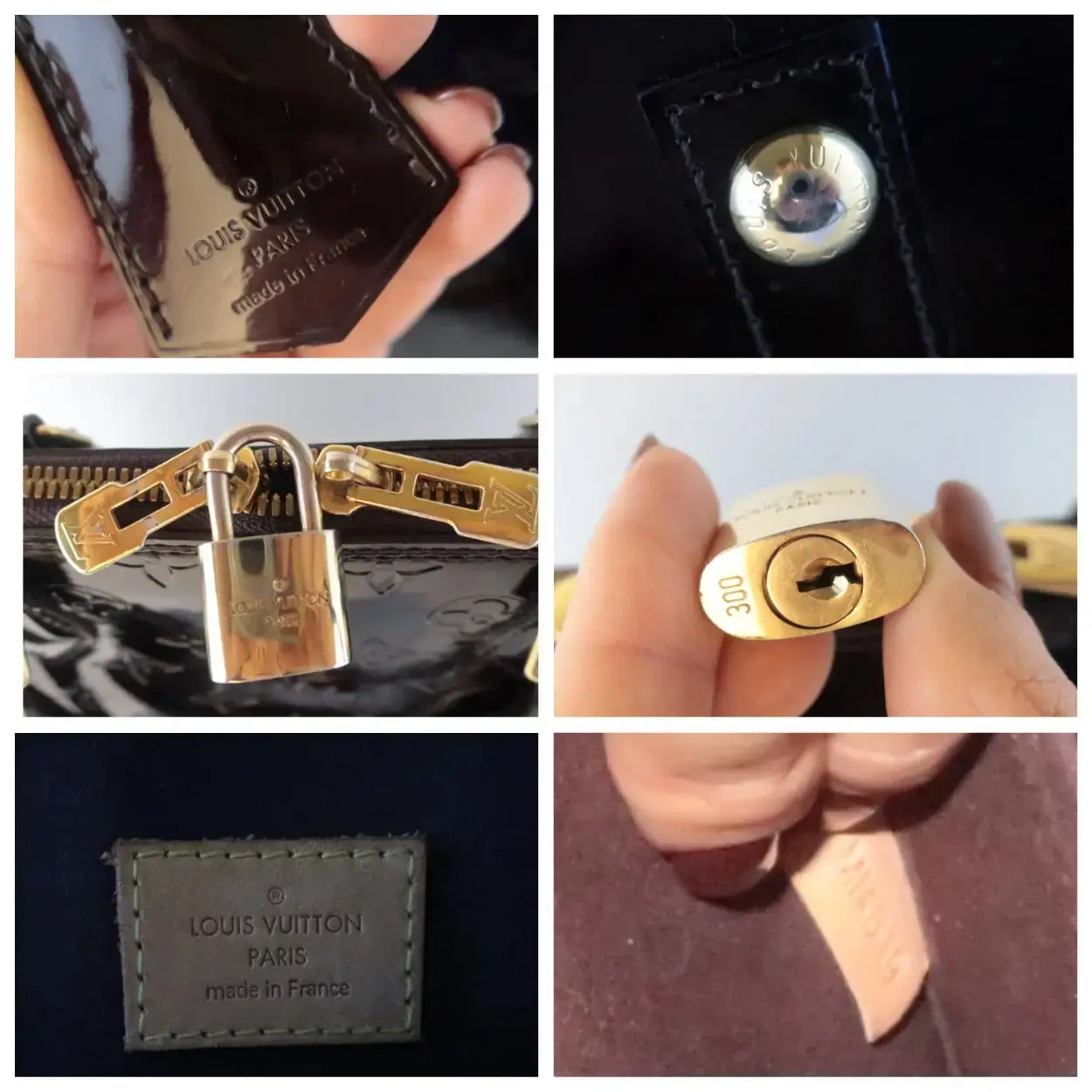 Louis Vuitton Monogram Vernis Alma MM Amarante Bag - Image 9