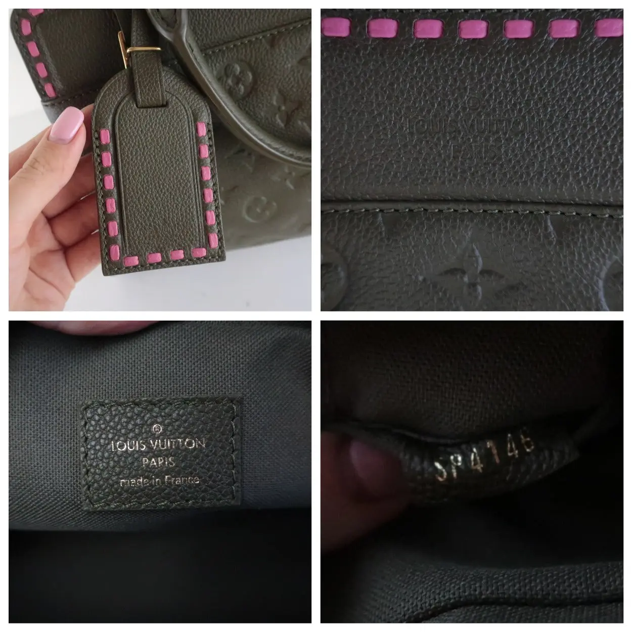 Louis Vuitton Green Empreinte Vosges MM bag - Image 12