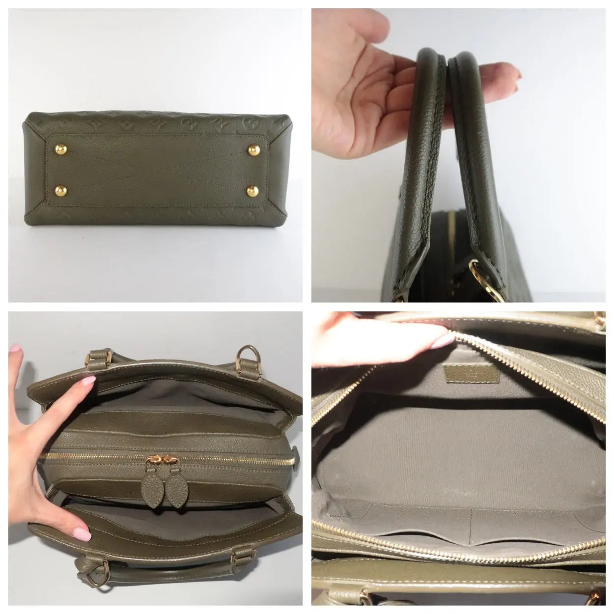 Louis Vuitton Green Empreinte Vosges MM bag - Image 14