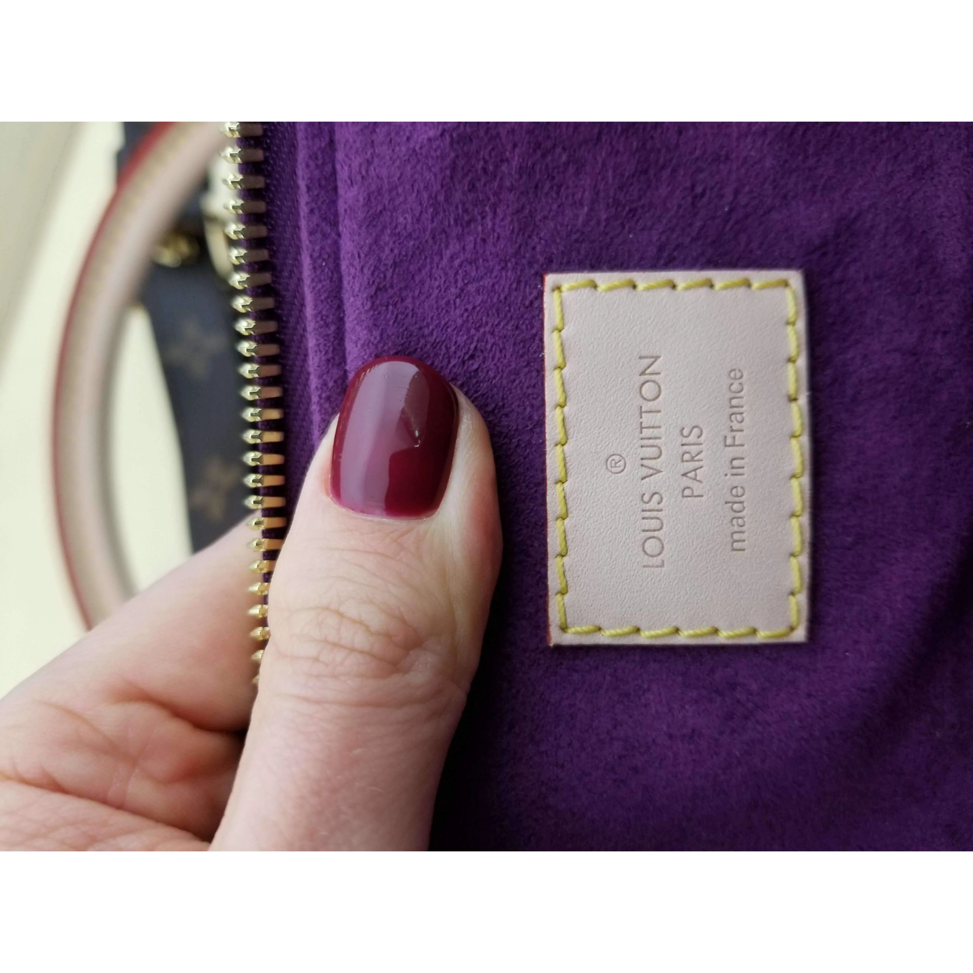 Louis Vuitton Pallas Amethyste Monogram Bag NEW - Image 12