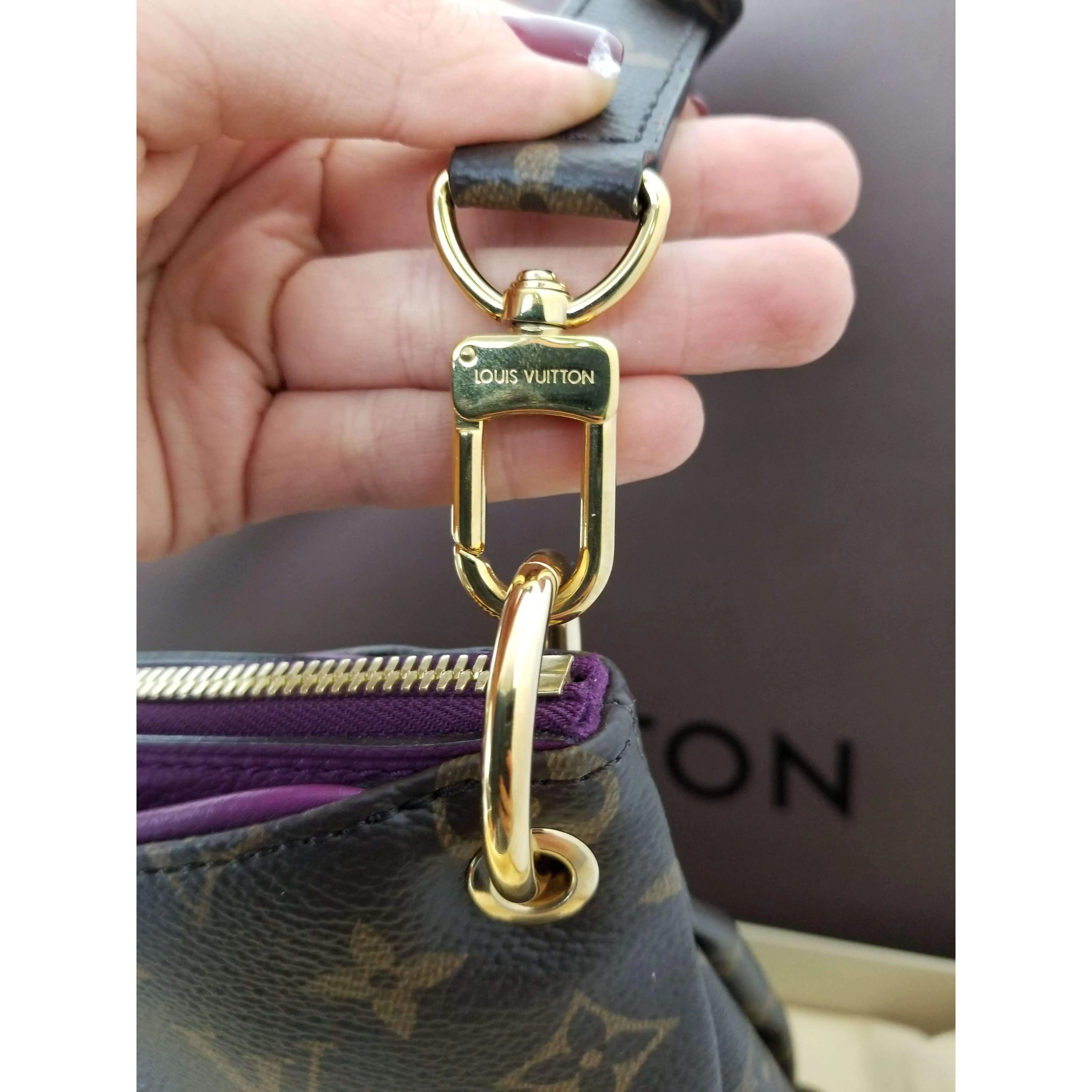Louis Vuitton Pallas Amethyste Monogram Bag NEW - Image 16