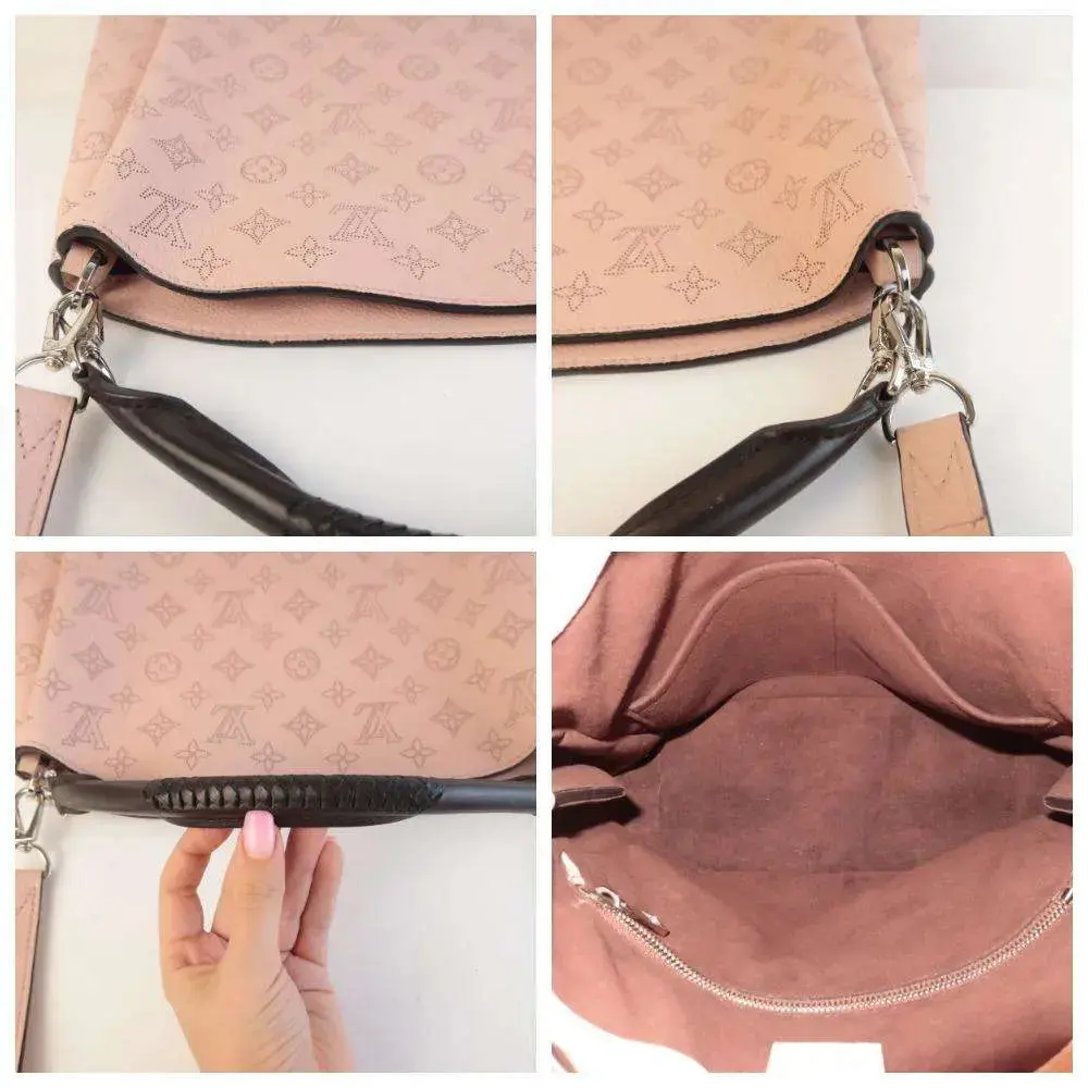 Louis Vuitton Pink Babylone PM Mahina bag - Image 10