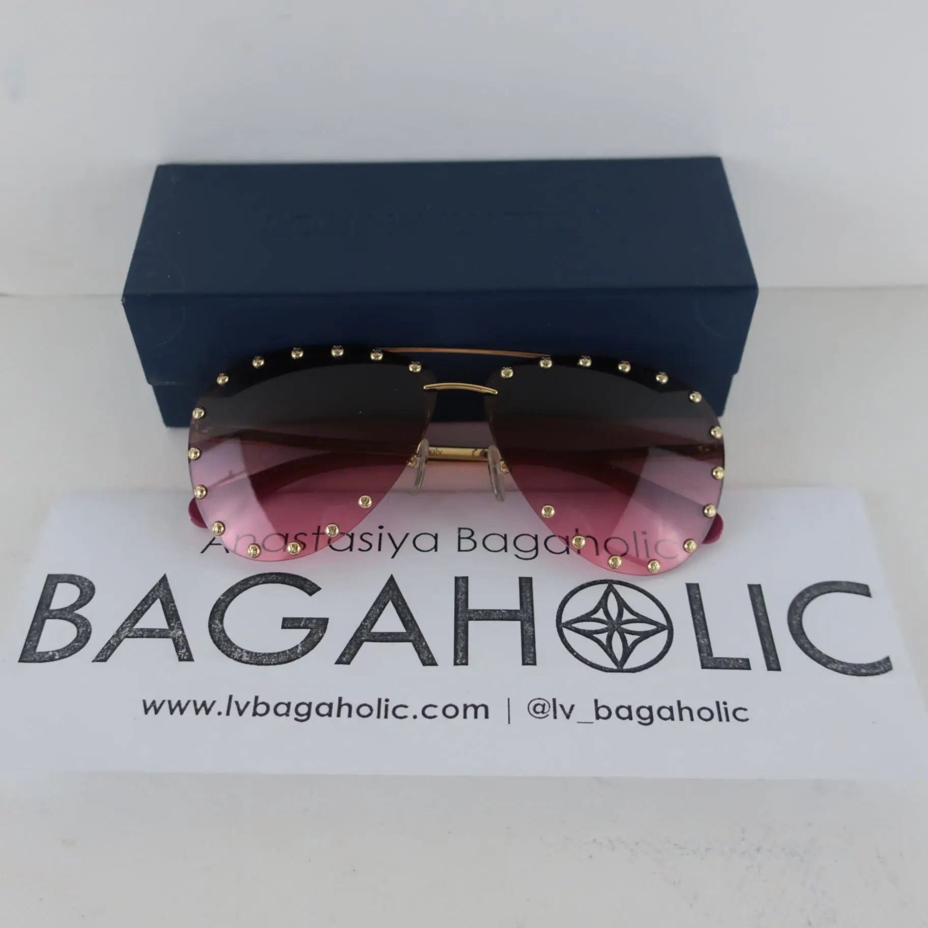 Louis Vuitton Pink Party Sunglasses - Image 3