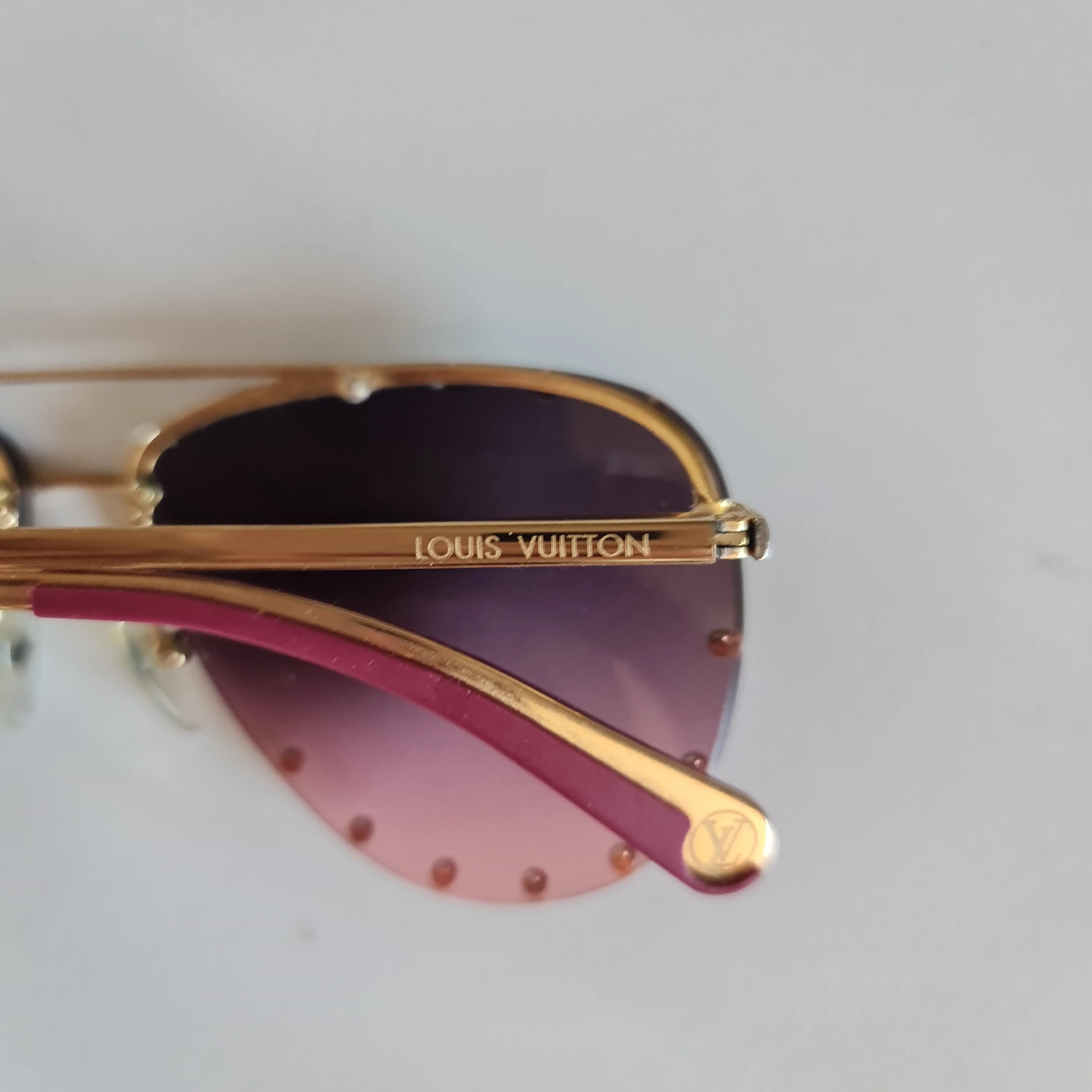 Louis Vuitton Pink The Party Sunglasses (799) - Image 11
