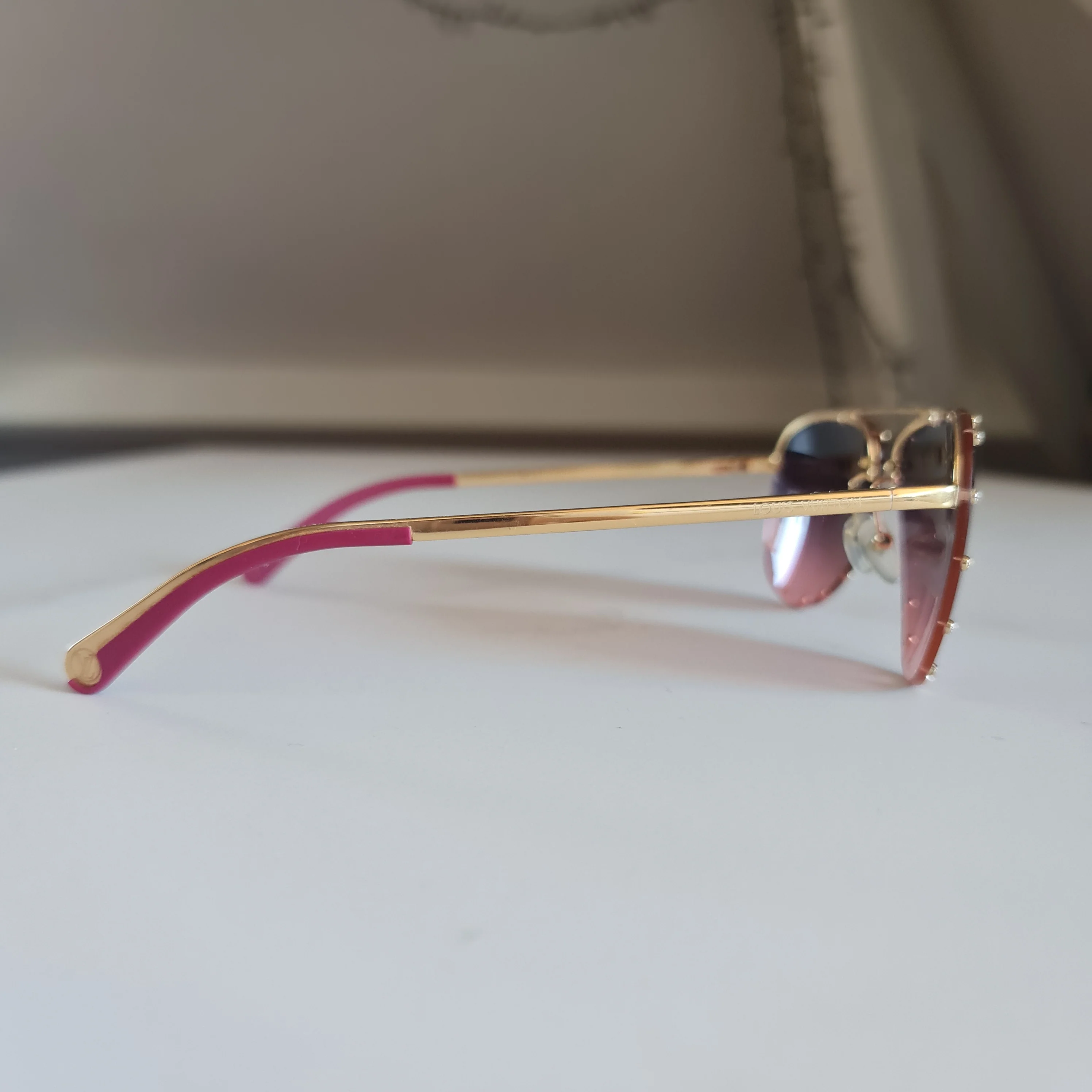Louis Vuitton Pink The Party Sunglasses (799) - Image 5