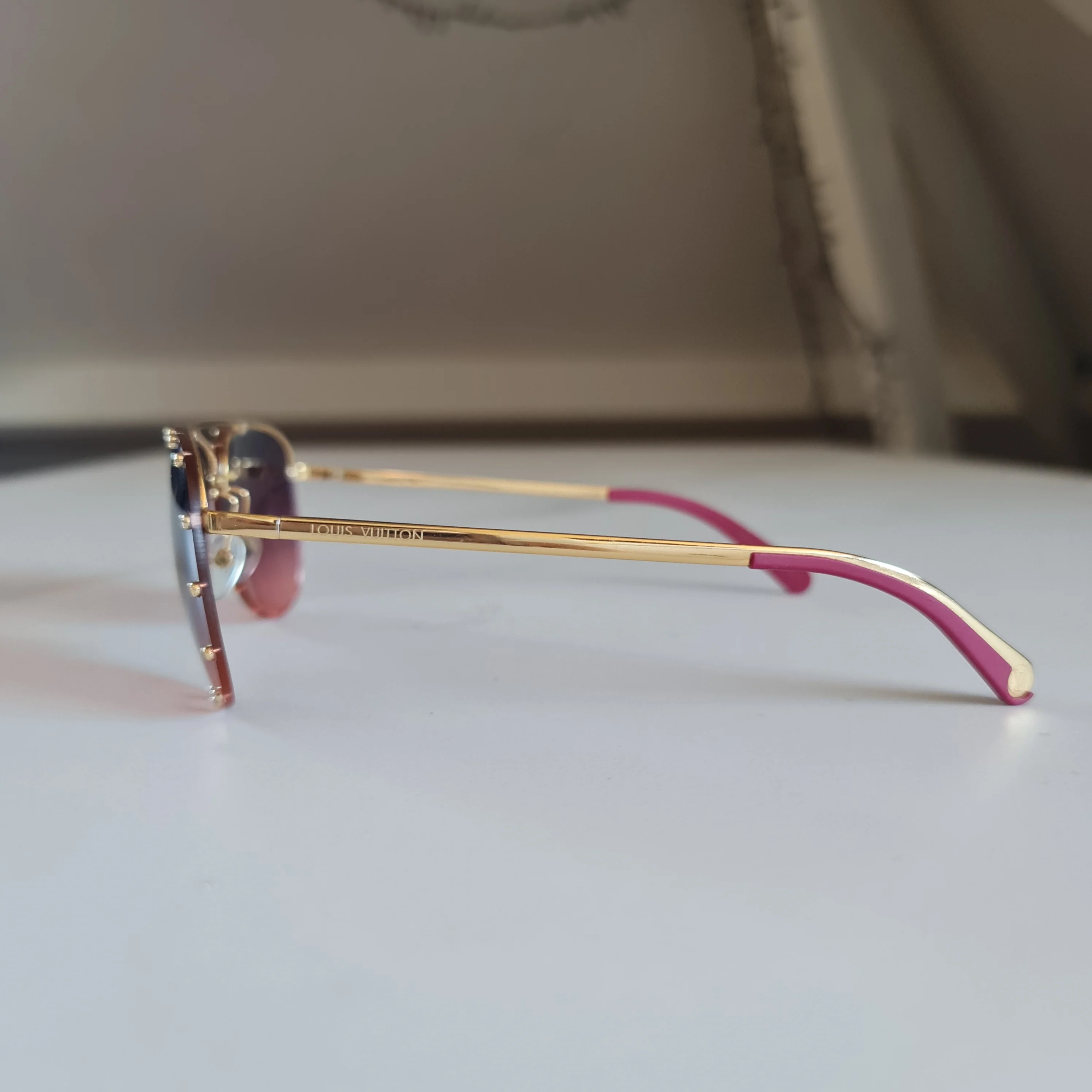 Louis Vuitton Pink The Party Sunglasses (799) - Image 6