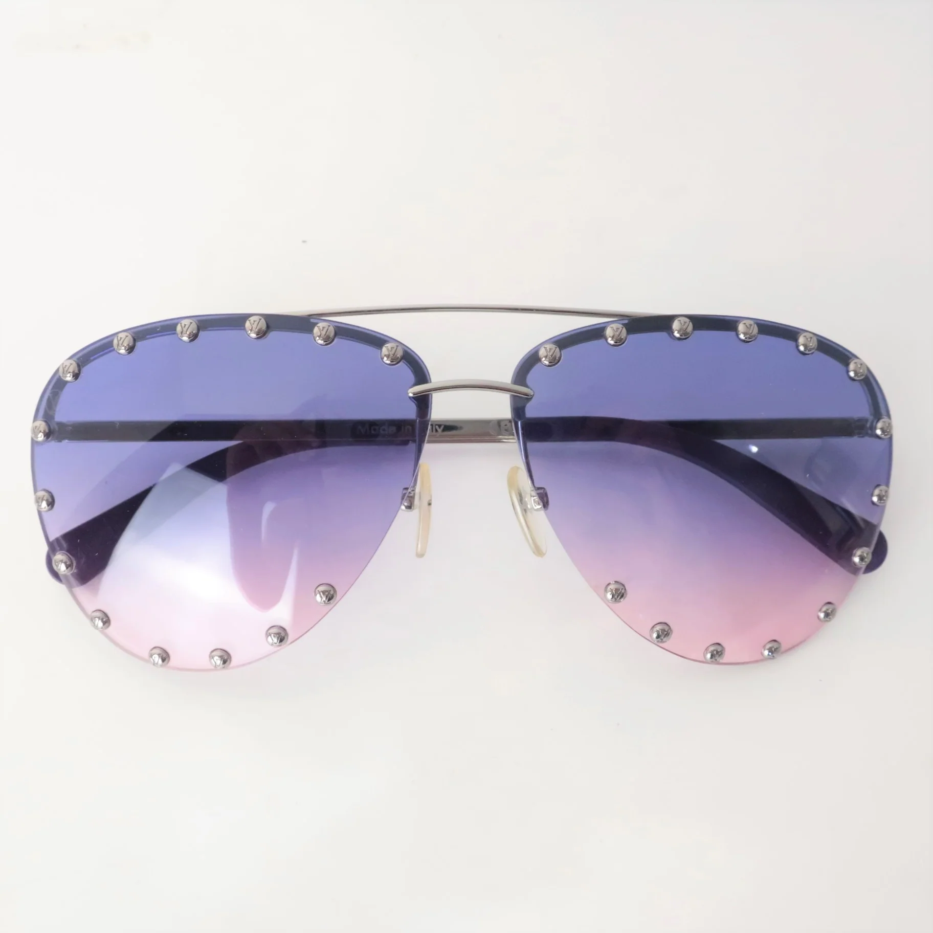 Louis Vuitton Pink Violet Party Sunglasses (802) - Image 4