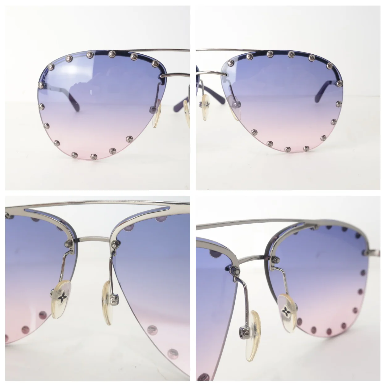 Louis Vuitton Pink Violet Party Sunglasses (802) - Image 6