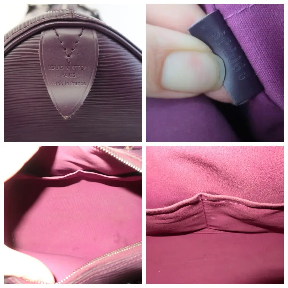 Louis Vuitton Cassis Epi Speedy 35 Bag - Image 15