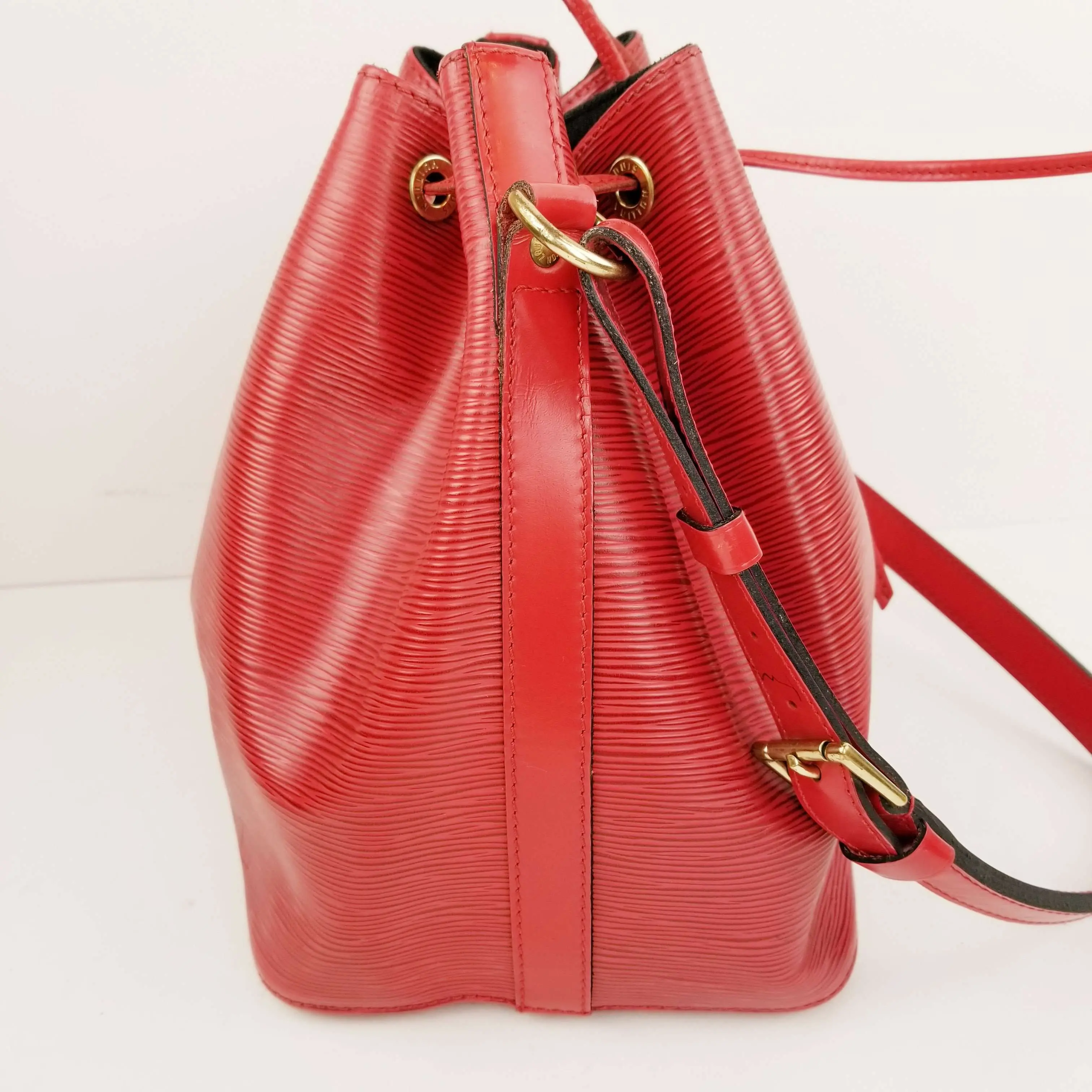 Louis Vuitton Red Epi Leather Petit Noe Bag - Image 19