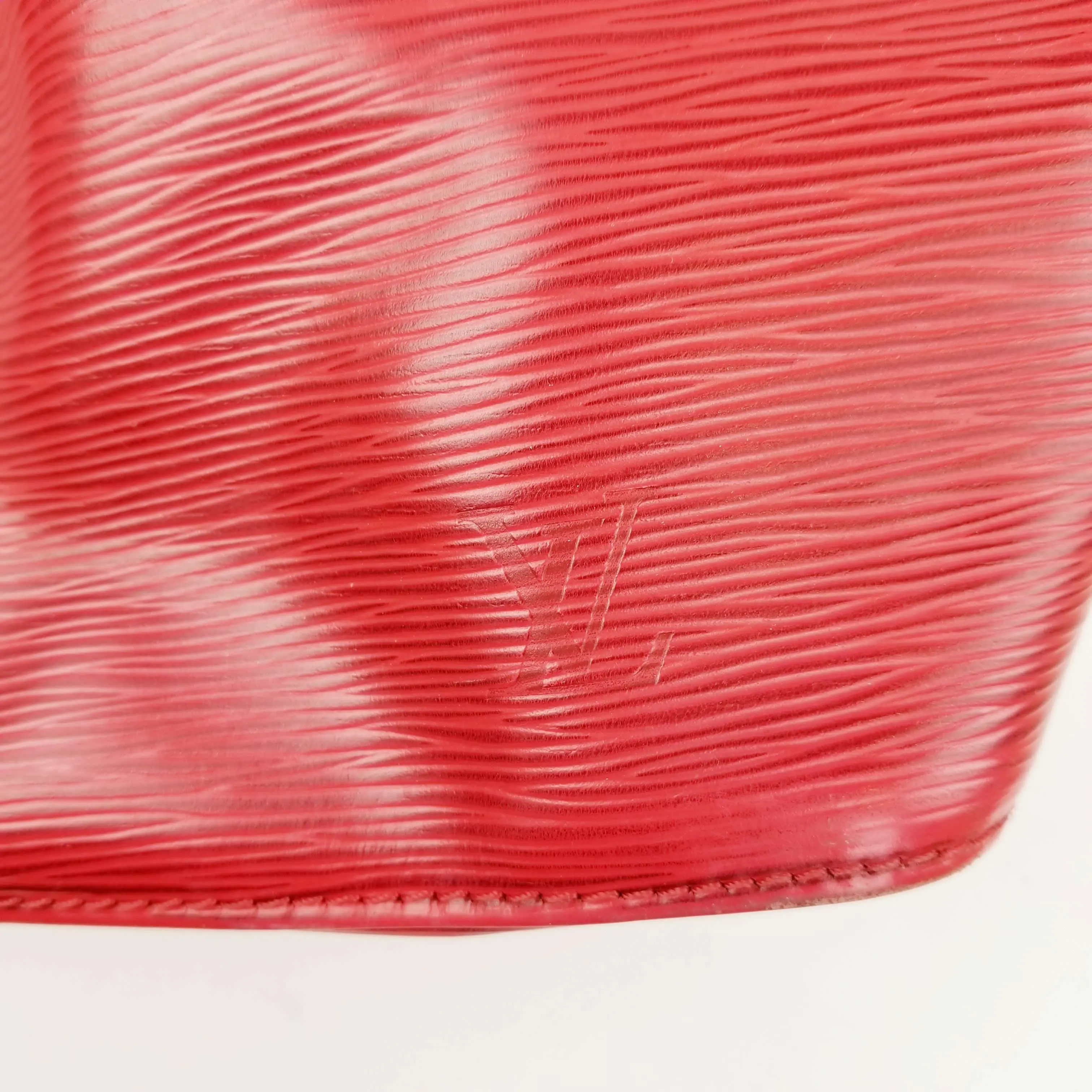 Louis Vuitton Red Epi Leather Petit Noe Bag - Image 26