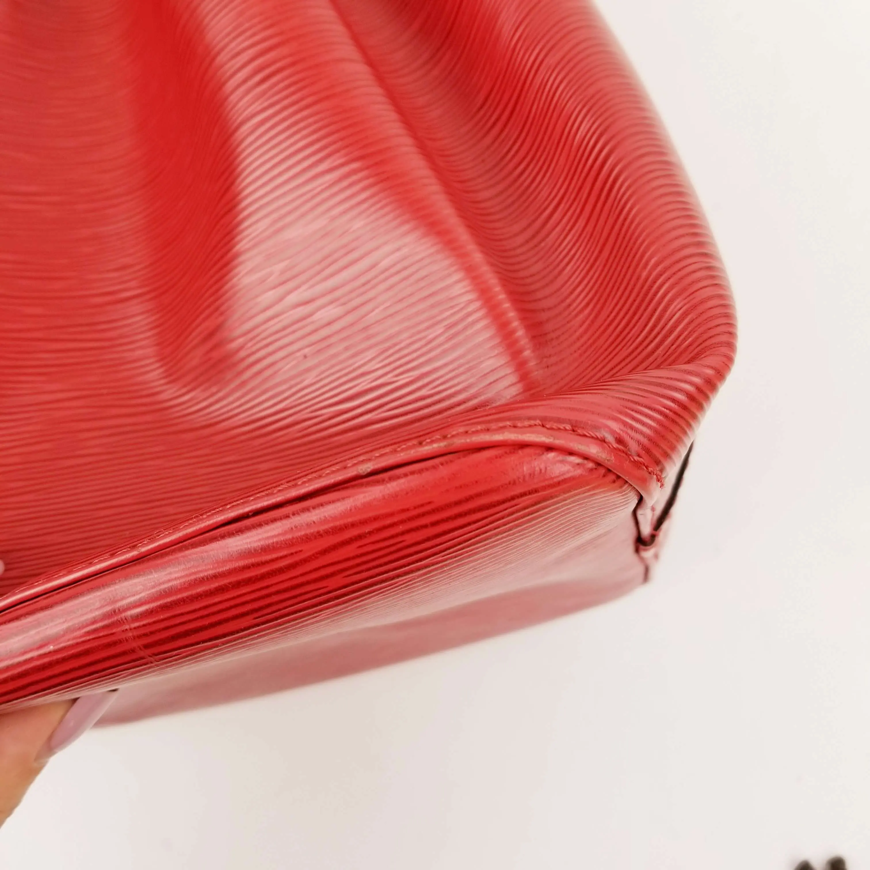 Louis Vuitton Red Epi Leather Petit Noe Bag - Image 35