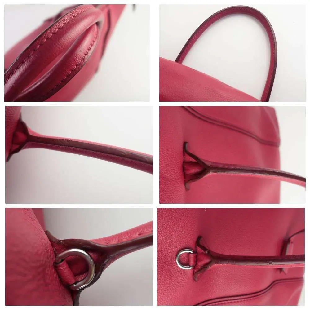 Louis Vuitton Rubis Taurillon Leather Soft Lockit MM Bag - Image 16
