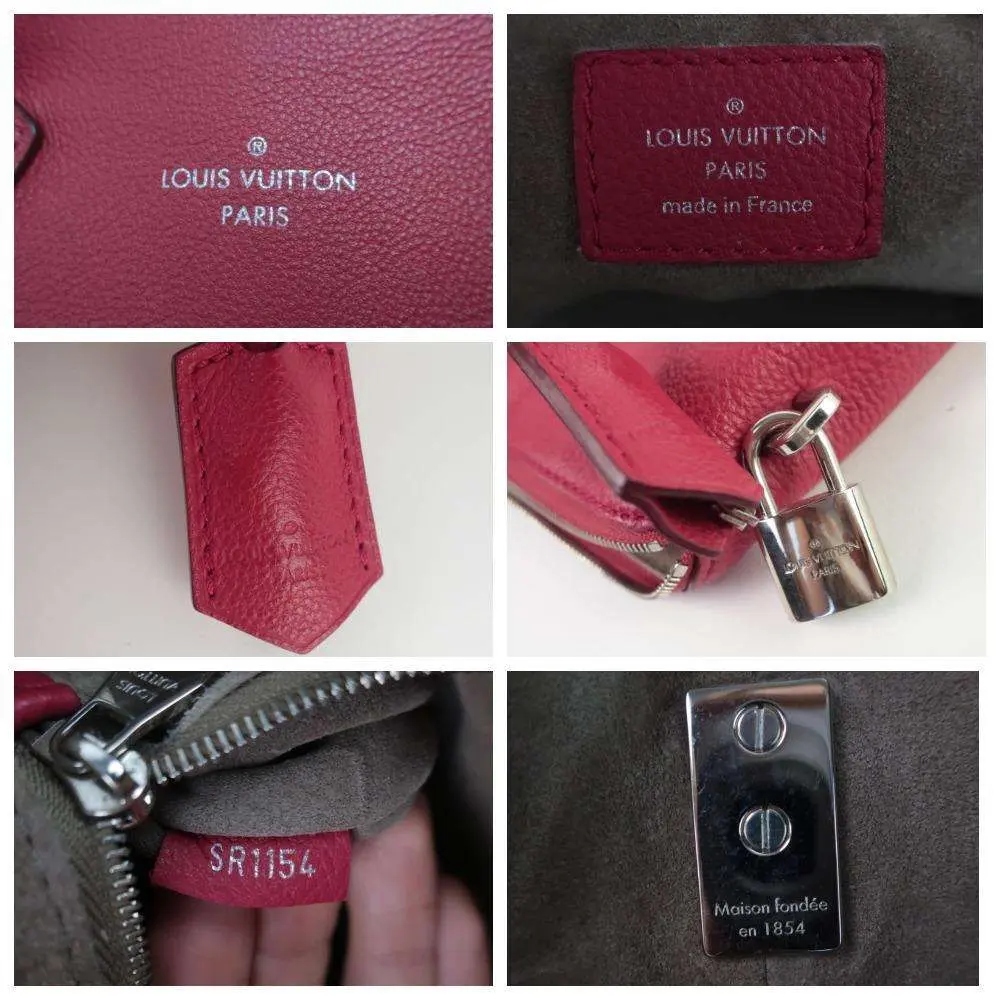 Louis Vuitton Rubis Taurillon Leather Soft Lockit MM Bag - Image 18