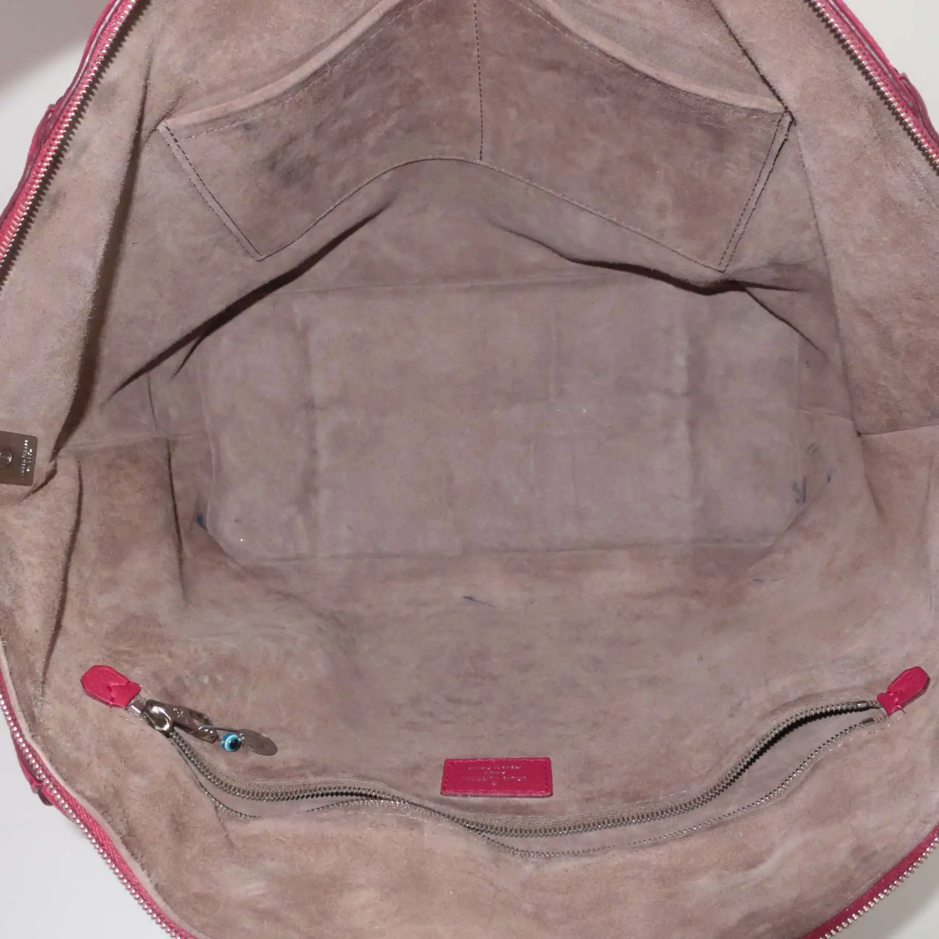 Louis Vuitton Rubis Taurillon Leather Soft Lockit MM Bag - Image 7