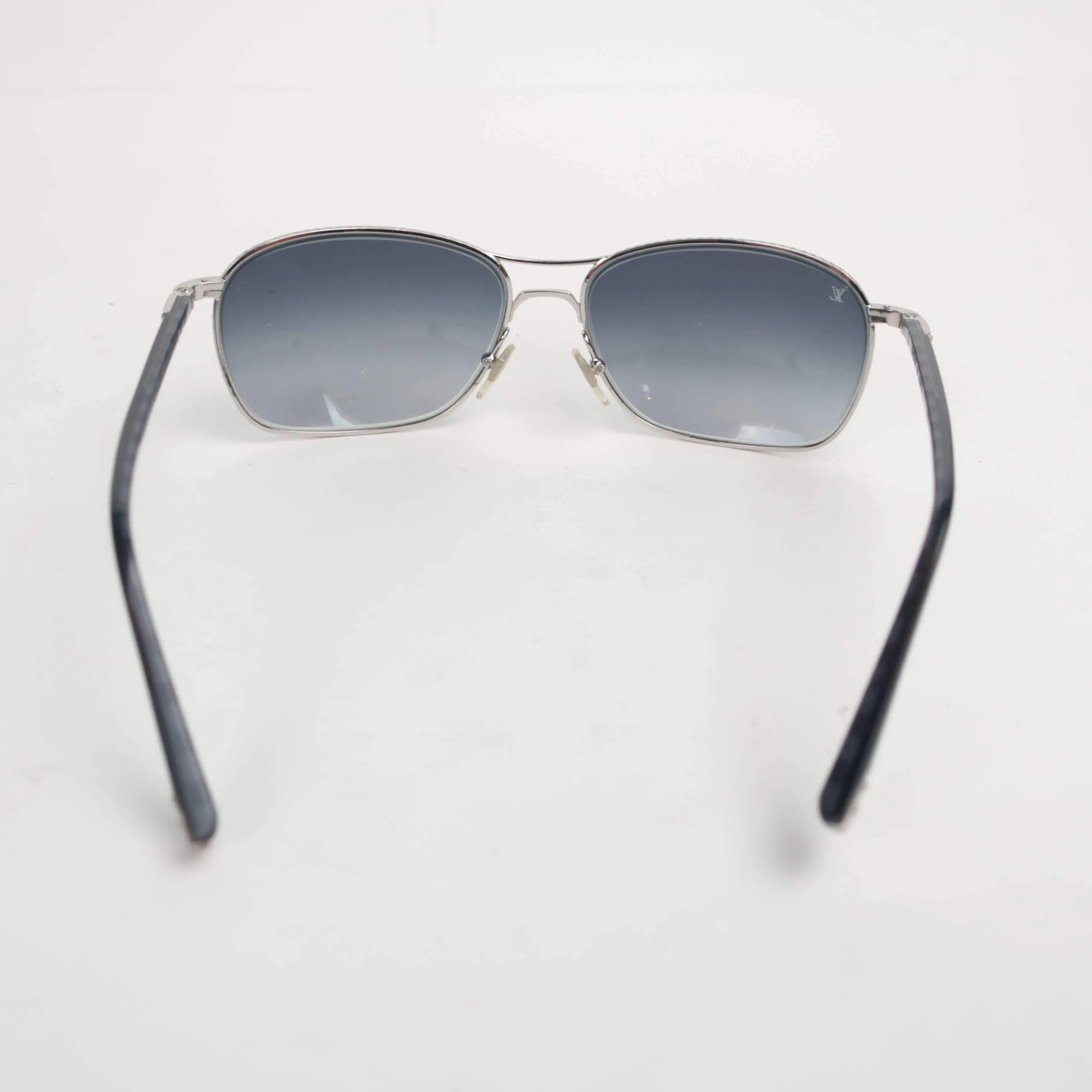 Louis Vuitton Silvertone Pilote Sunglasses - Image 3