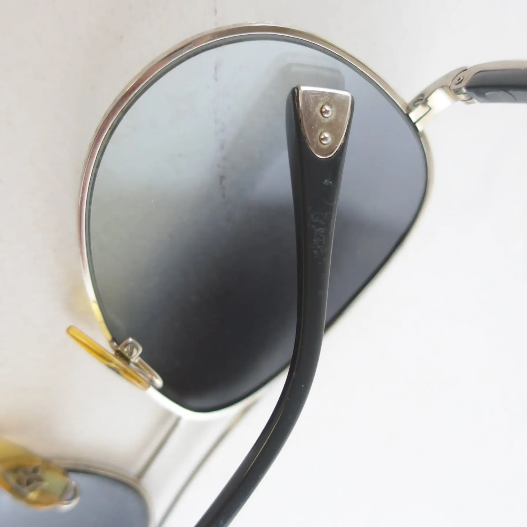 Louis Vuitton Silvertone Monogram Conspiration Pilote Sunglasses (645) - Image 9