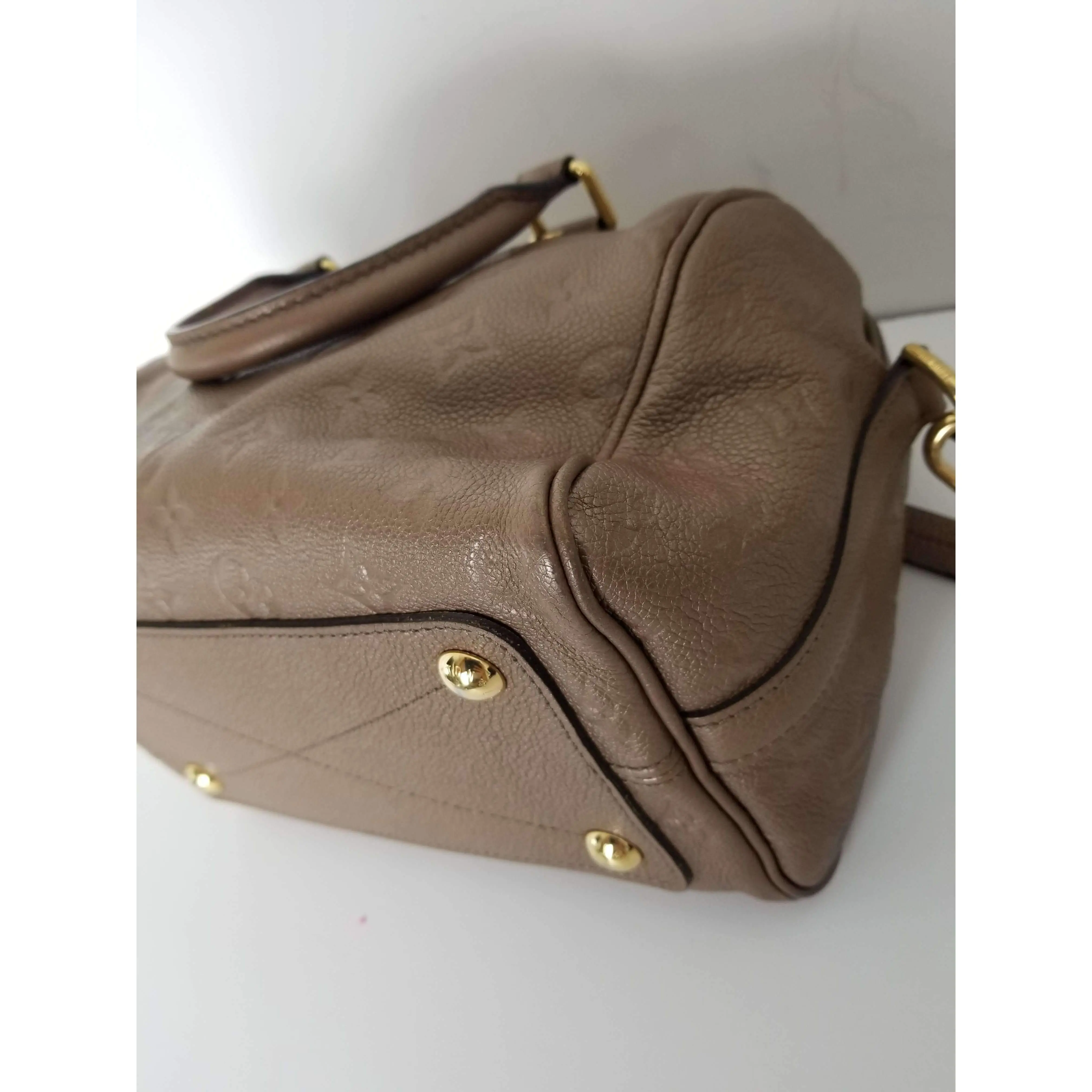 Louis Vuitton Speedy Bandouliere 25 Empreinte Bronze Bag - Image 19