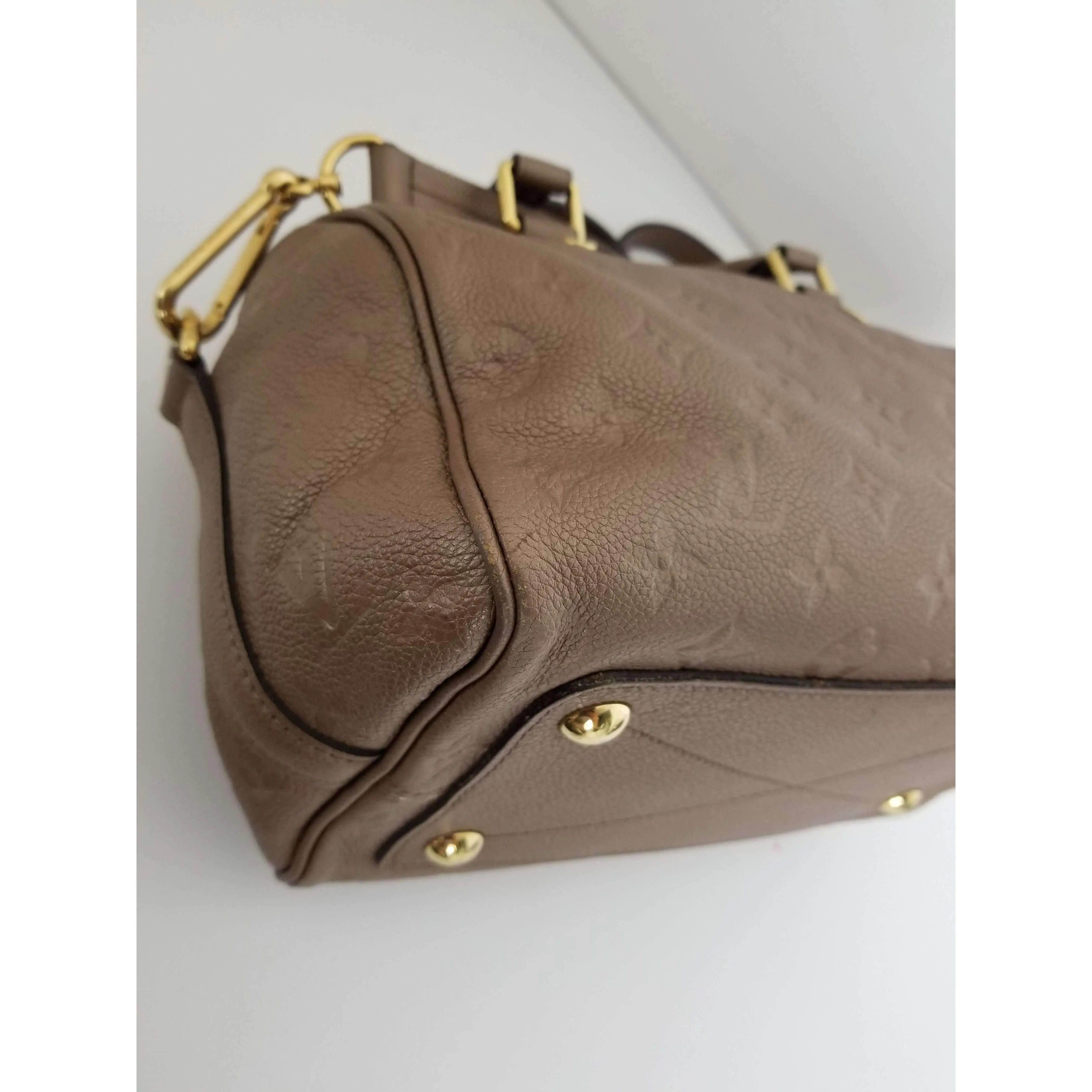 Louis Vuitton Speedy Bandouliere 25 Empreinte Bronze Bag - Image 2