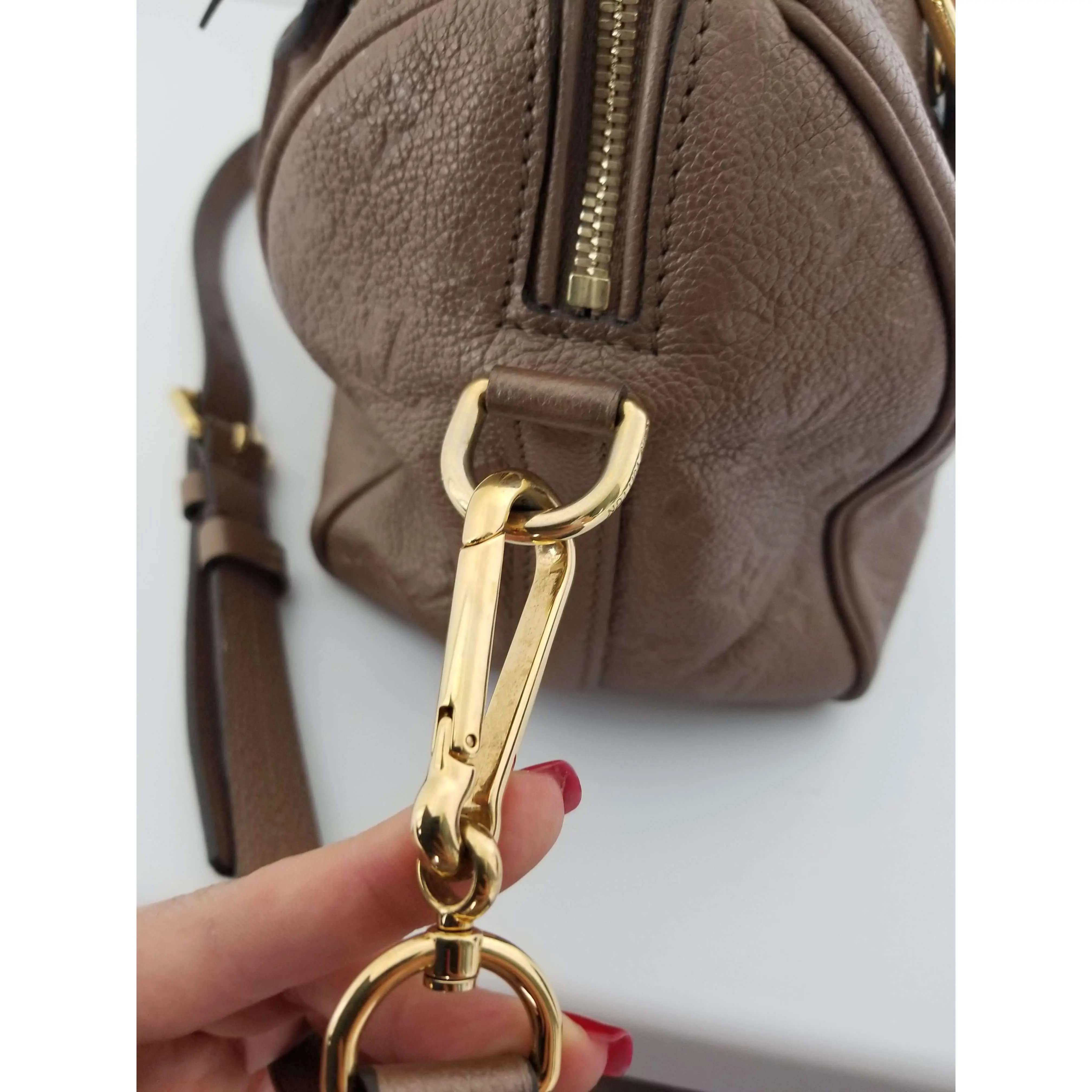 Louis Vuitton Speedy Bandouliere 25 Empreinte Bronze Bag - Image 6