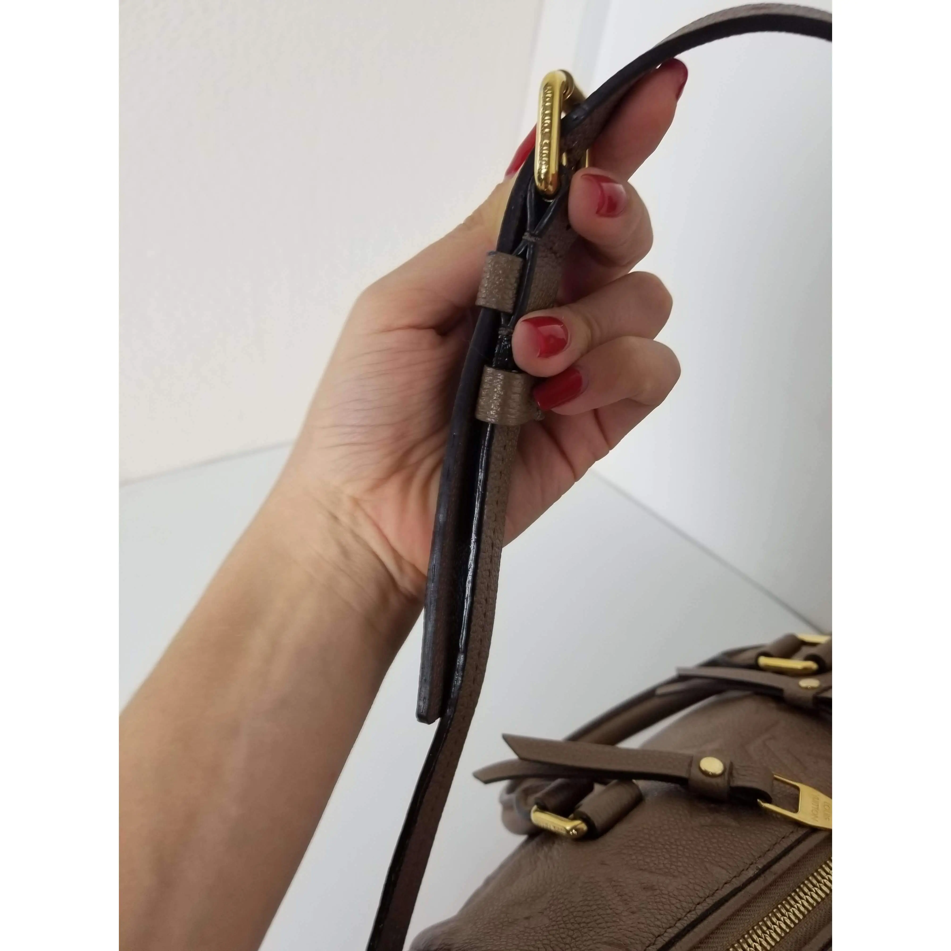 Louis Vuitton Speedy Bandouliere 25 Empreinte Bronze Bag - Image 7