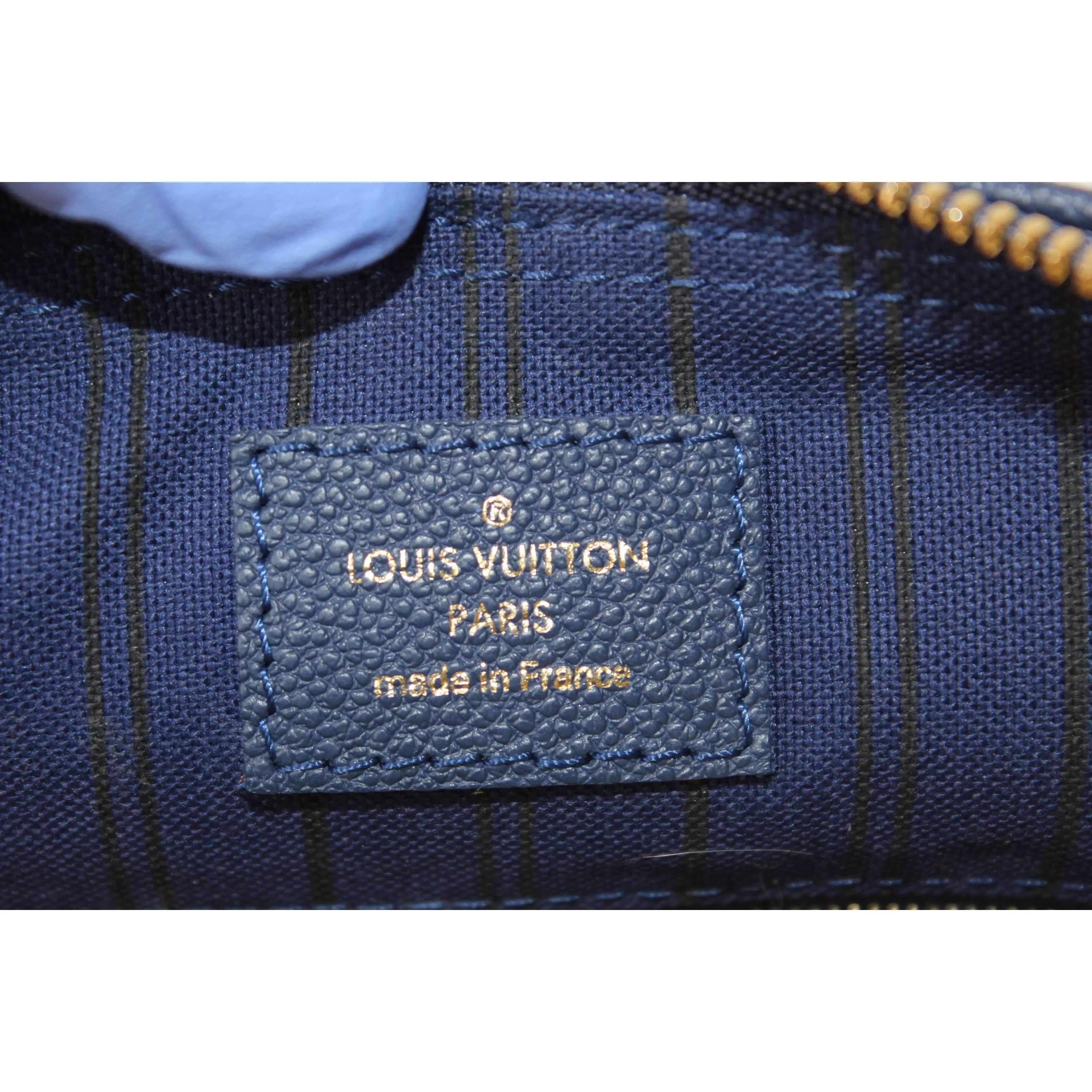 Louis Vuitton Speedy B 25 Empreinte Celeste + Secret Wallet - Image 9
