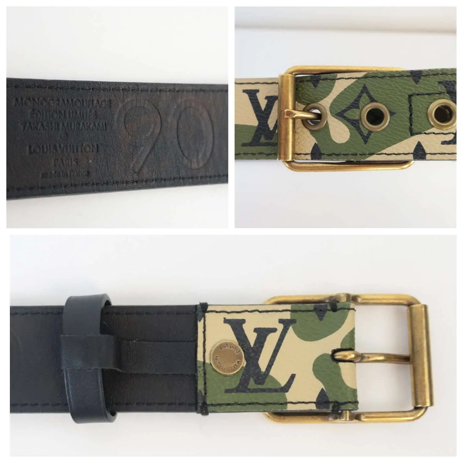 Louis Vuitton Takashi Murakami Monogramouflage Belt (90 cm) - Image 10