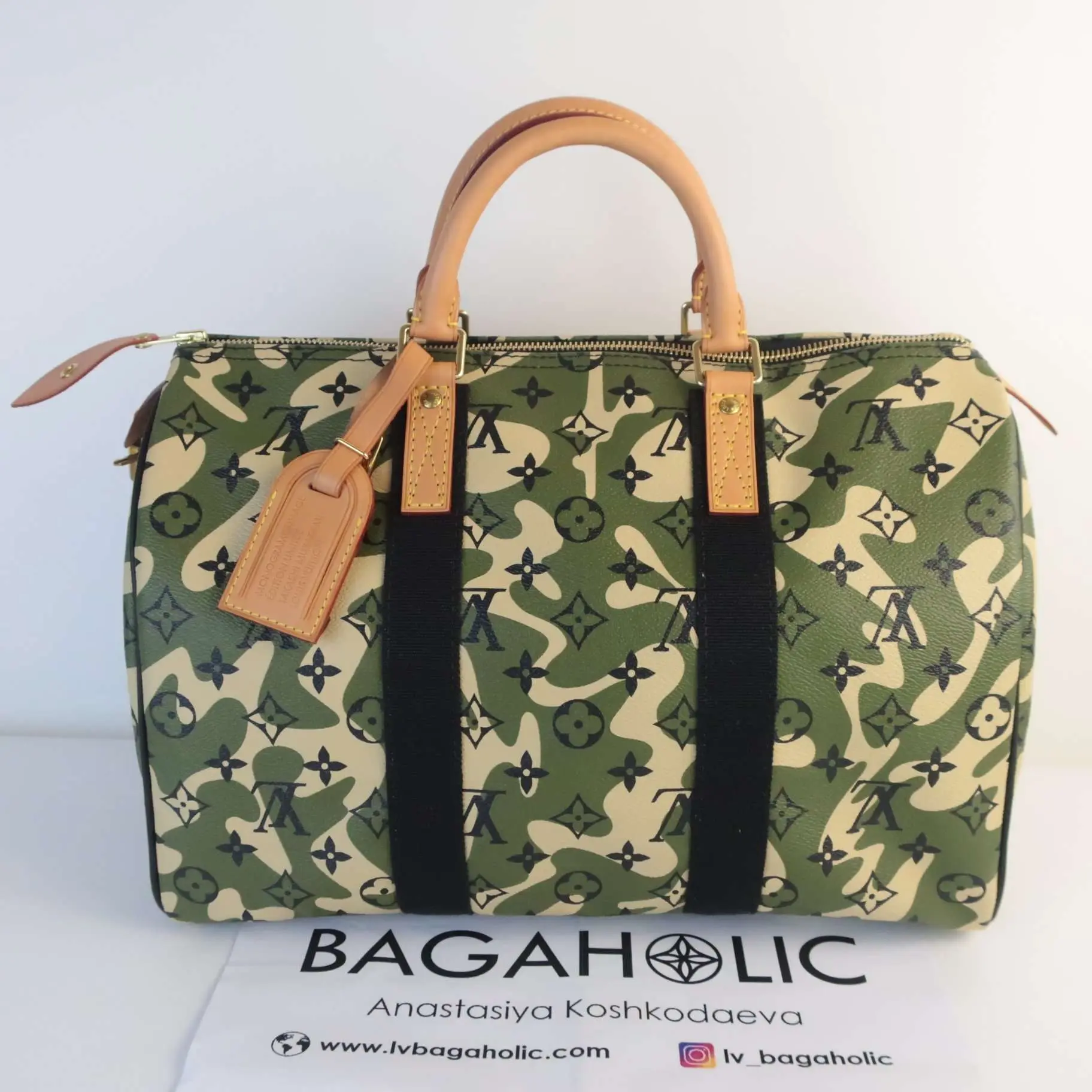 Louis Vuitton Speedy Monogramouflage 35 Camo bag - Image 3