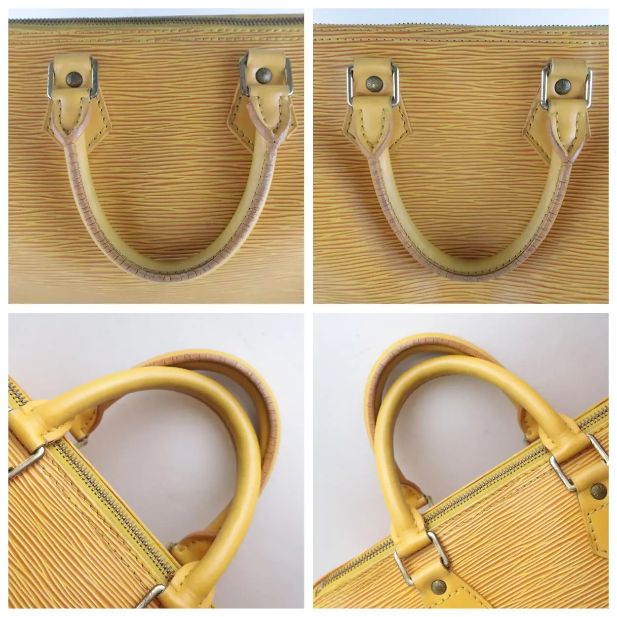 Louis Vuitton Yellow Epi Speedy 25 Bag - Image 10