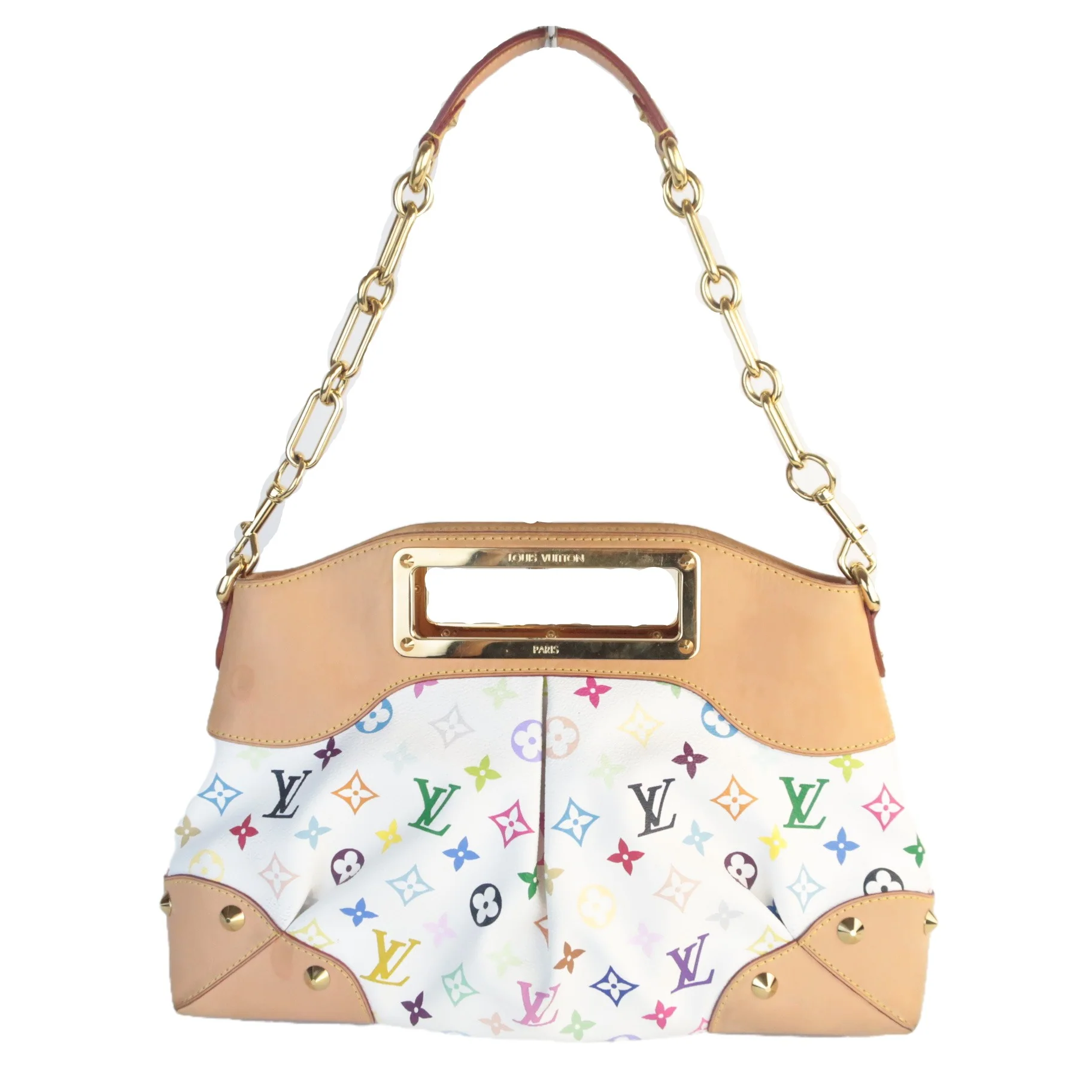 Louis Vuitton White Monogram Judy MM Bag - Image 2