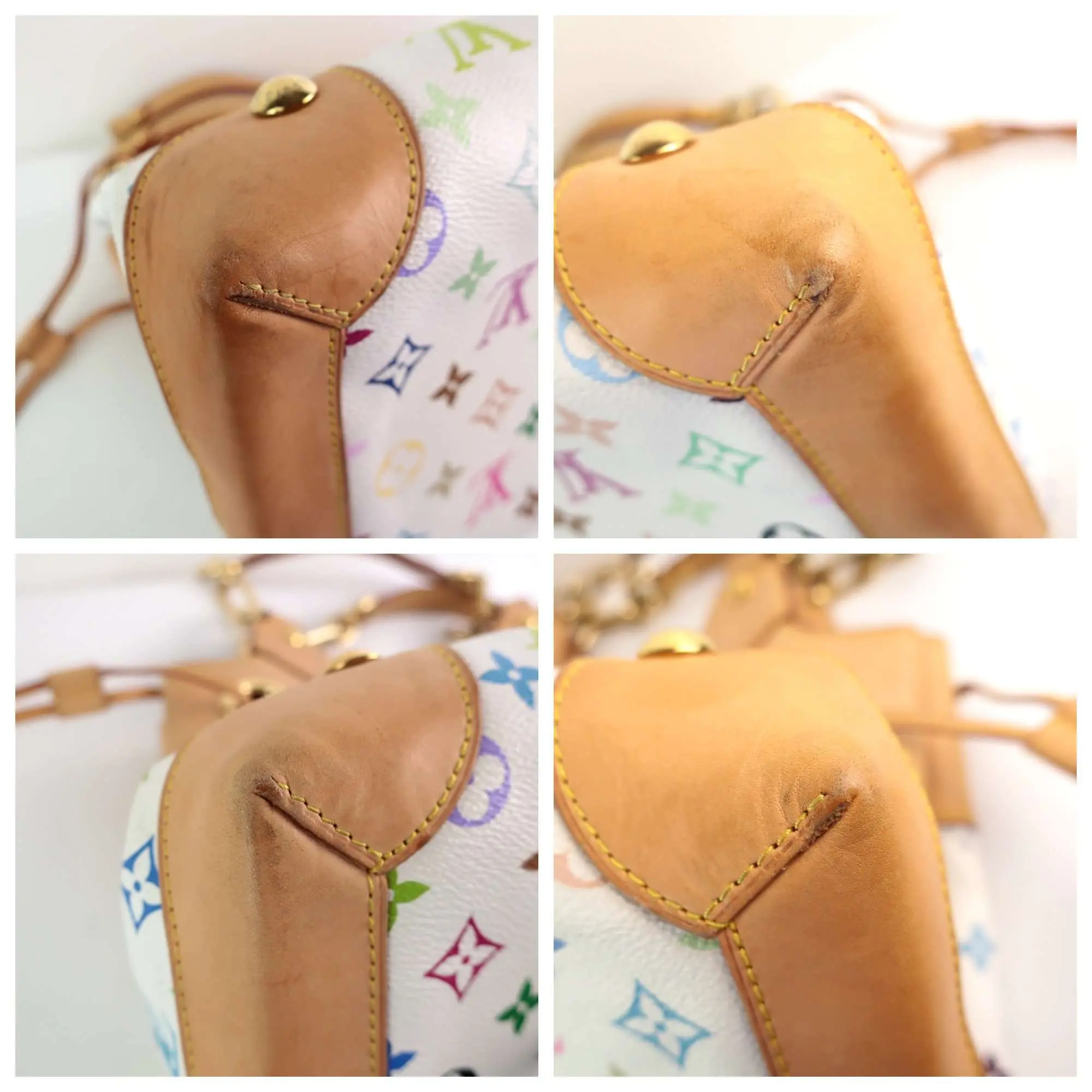 Louis Vuitton White Monogram Multicolore Ursula Bag - Image 12
