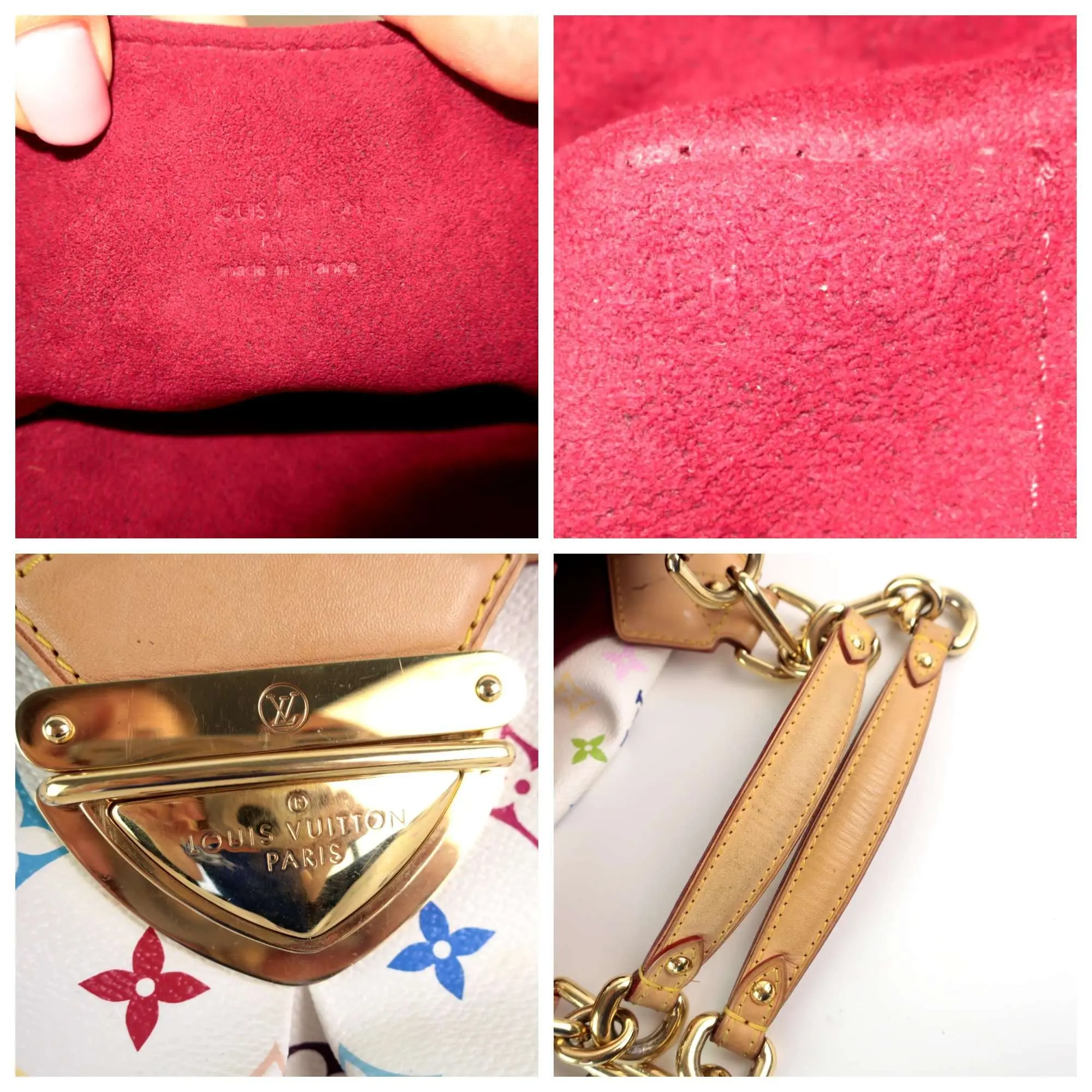 Louis Vuitton White Monogram Multicolore Ursula Bag - Image 16