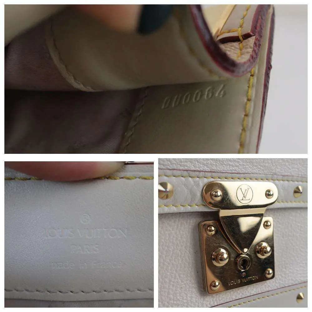 Louis Vuitton White Suhali Leather Le Talentueux Bag - Image 6