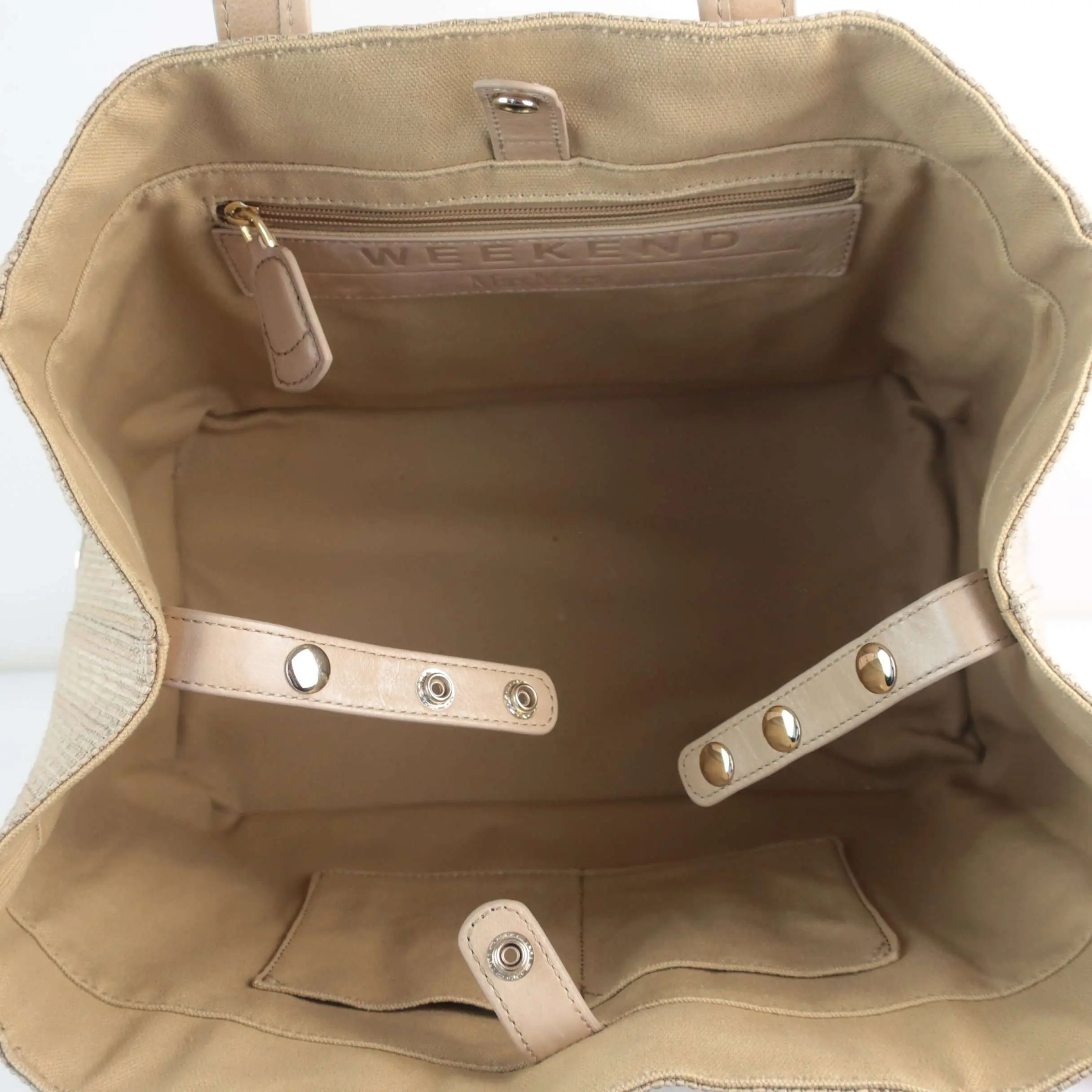 Max Mara Beige Weekend Bag - Image 3