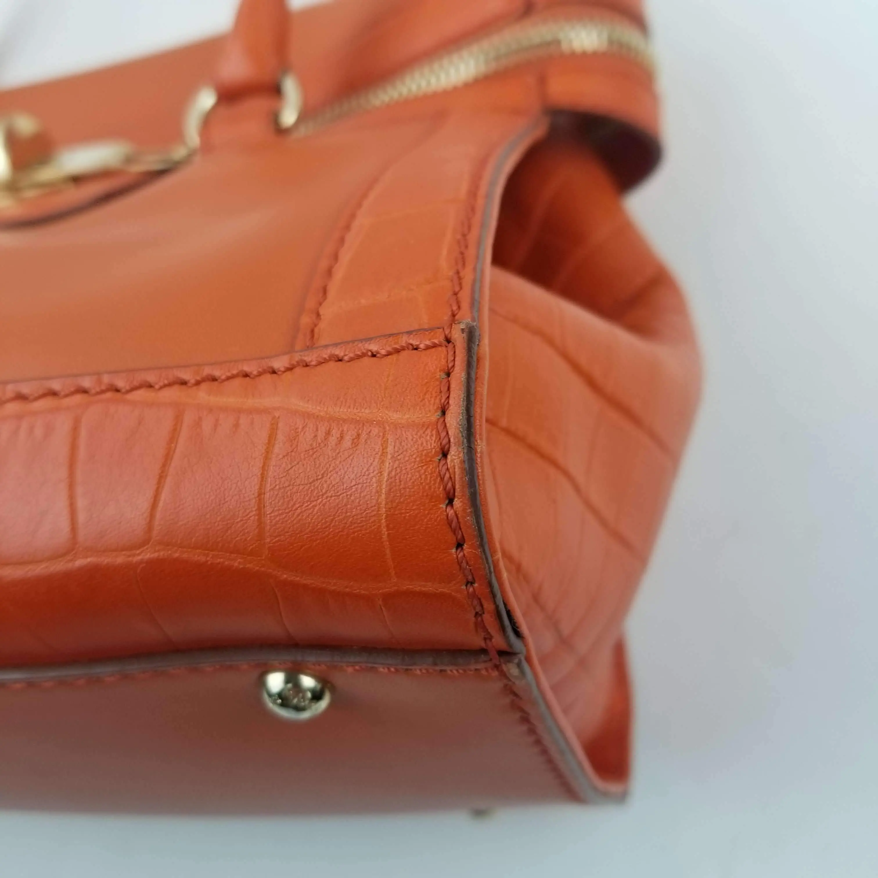 Max Mara Orange Margaux Tote Bag - Image 10