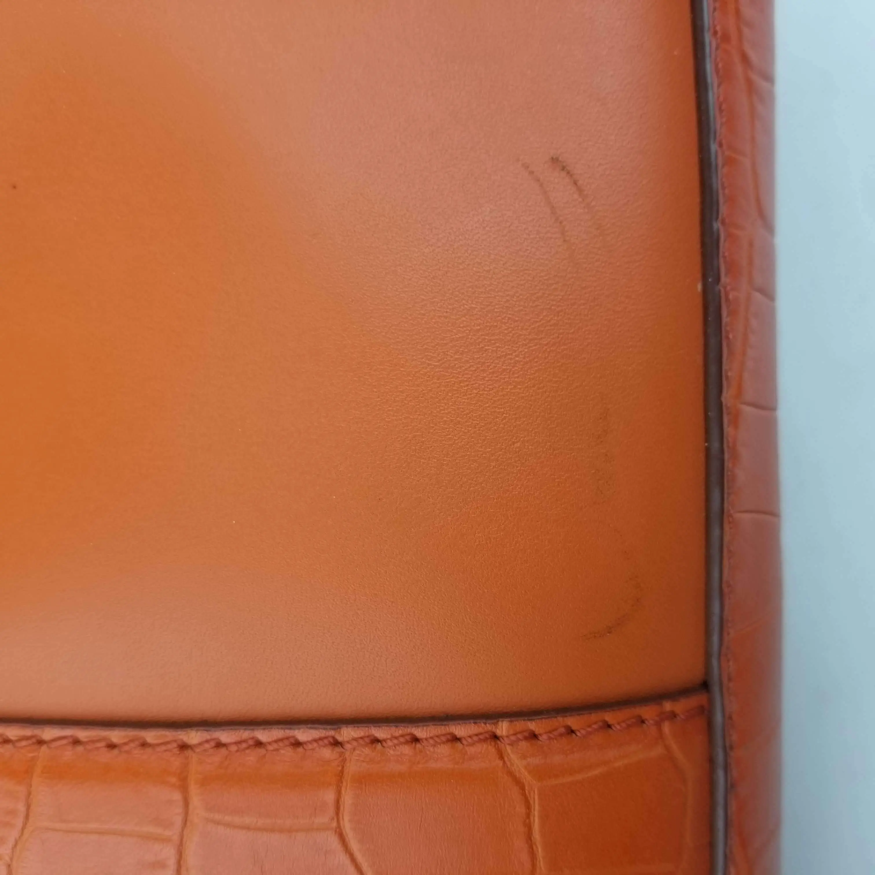 Max Mara Orange Margaux Tote Bag - Image 15
