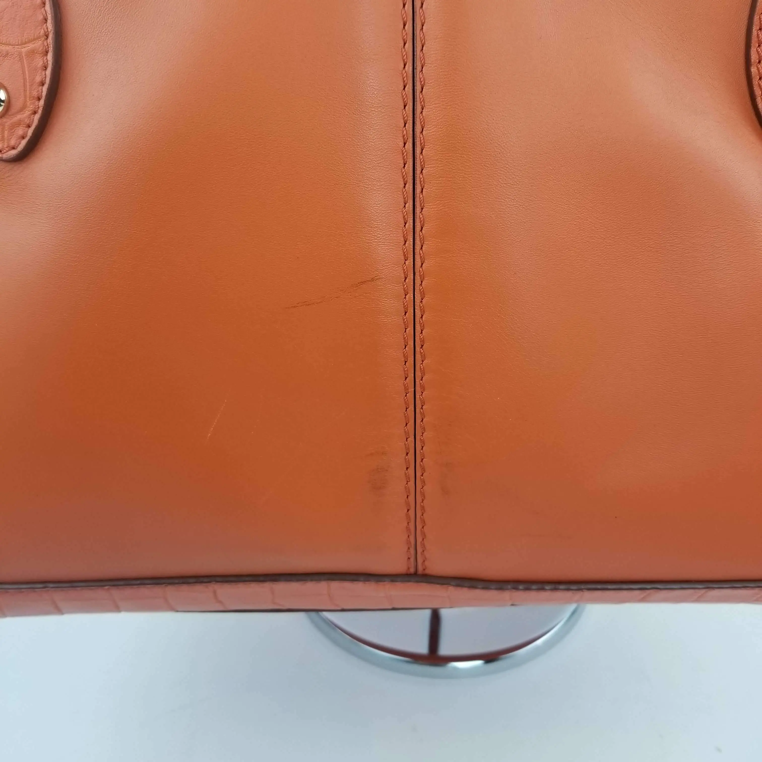 Max Mara Orange Margaux Tote Bag - Image 3