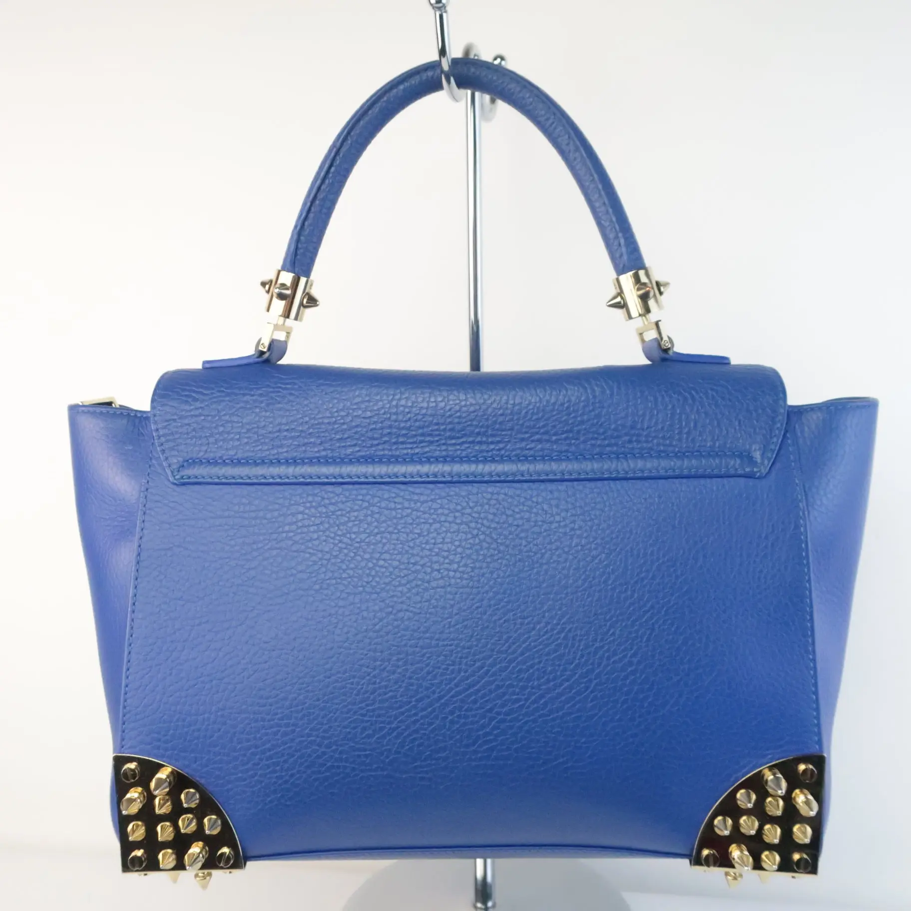 Philipp Plein Blue Crossbody Top Handle Bag - Image 4