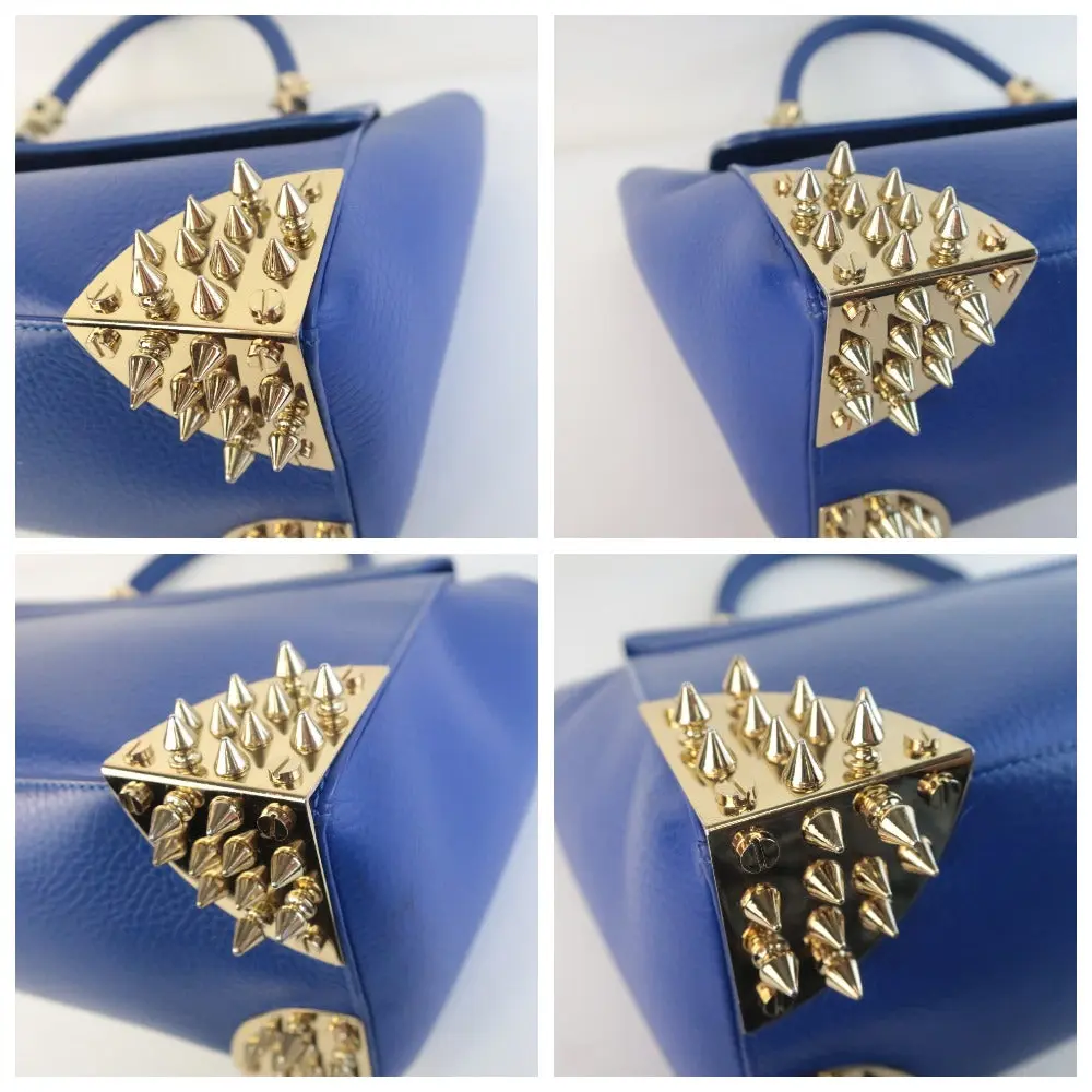 Philipp Plein Blue Crossbody Top Handle Bag - Image 9