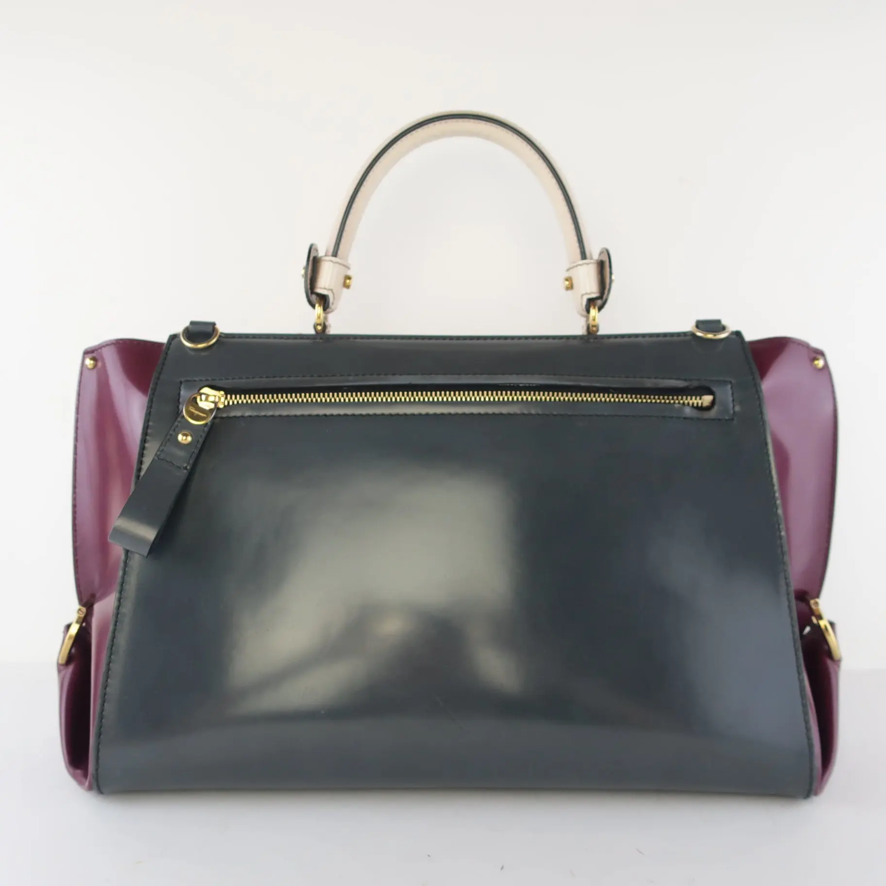 Salvatore Ferragamo Tricolor Large Sofia Shoulder Bag - Image 4